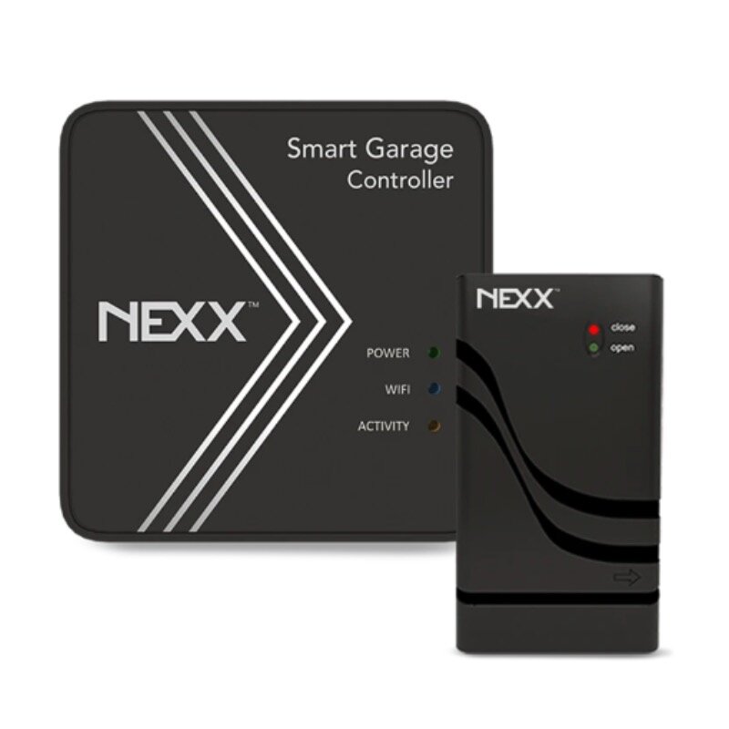 Nexx NXG-200 - ✔ Supports Alexa, Siri Shortcuts, Google, IFTTT, SmartThings✔ WiFi or Bluetooth, no hub required✔ Supports 200+ motor models✔ Easy installation✔ Wired or wireless door sensor