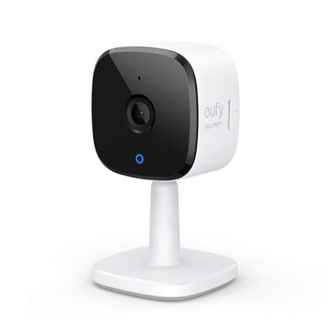 eufy 2K Indoor Cam - ✔  HomeKit Secure Video✔  2K camera✔  Night vision, 8 LEDs✔  Two-way talk (eufy app only)✔  Mounting hardware✔  Local Micro SD storage option✘  Indoor only✘  Third party account required