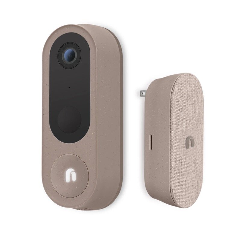 Nooie Cam Video Doorbell - ✔  ‘2K’ 2560x1920 4:3 doorbell camera✔  IR motion and sound detection✔  1 year battery✔  Local Micro SD storage (on chime)✔  Smart human detection✔  Two-way audio with quick responses✔  Supports Alexa and Google Home✔  IP66 Weather resistance✘ Setup can be temperamental✘ Micro SD card not included