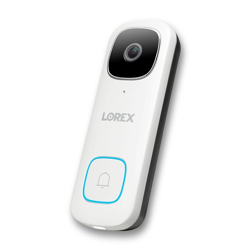 Lorex 2K Video Doorbell - ✔  ‘2K’ 2048x1536 4:3 doorbell camera✔  High dynamic range (HDR)✔  Integrated step nightlight✔  Wired power✔  Person detection✔  Two-way audio with quick responses✔  Micro SD card included✔  Supports Alexa, Google Assistant✔  Weather resistant✘  No remote chime (can use wired chimes)