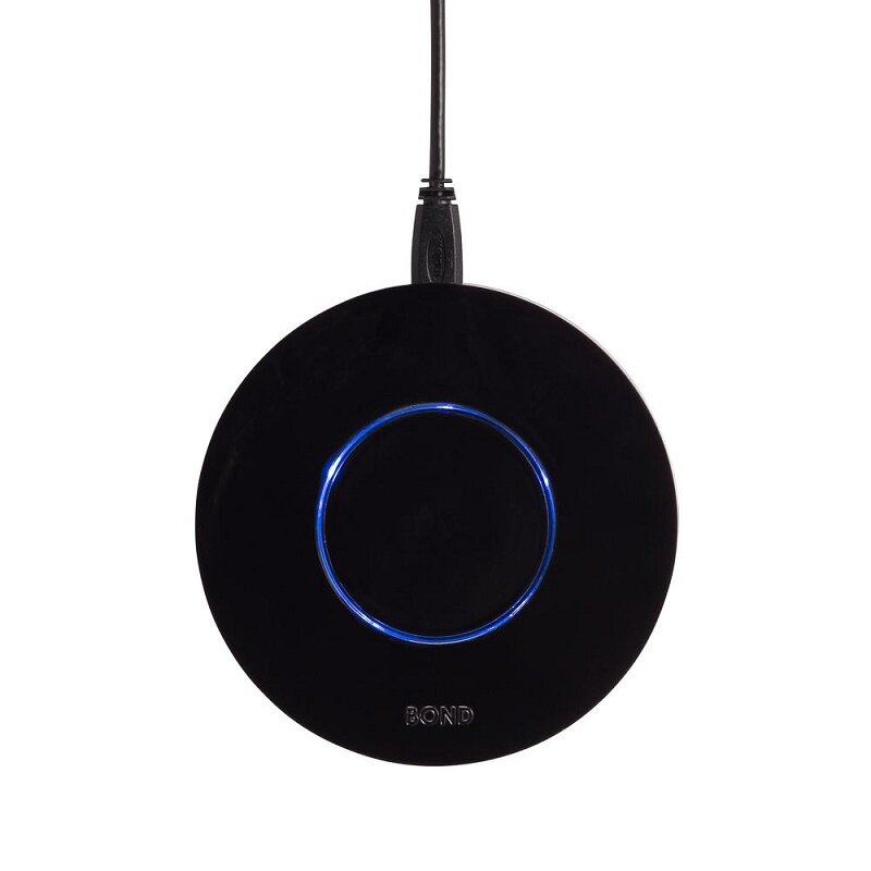 Bond Bridge - ✔  Supports Alexa, Google Assistant, SmartThings✔  Learns IR and RF remotes✔  Controls up to 30 devices✔  Fans, Shades, and Fireplaces✘  Doesn’t support 2.4Ghz remotes yet✘  Limited dimmer support