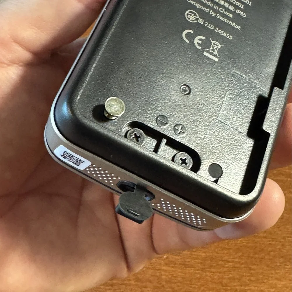 switchbot doorbell rear view