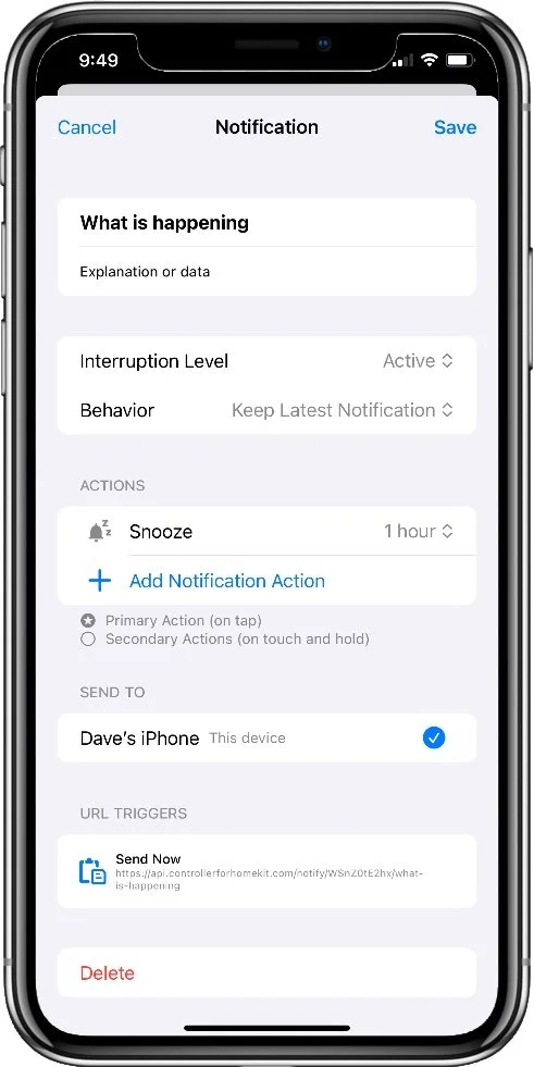Create Custom HomeKit Notifications For Smarter Responses