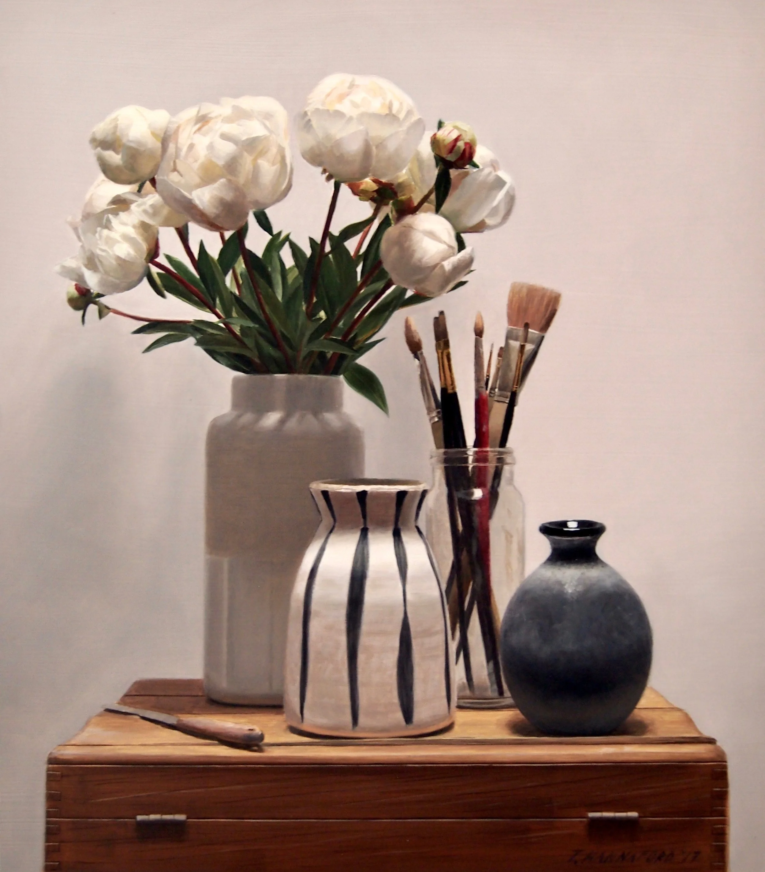 Peonies still life