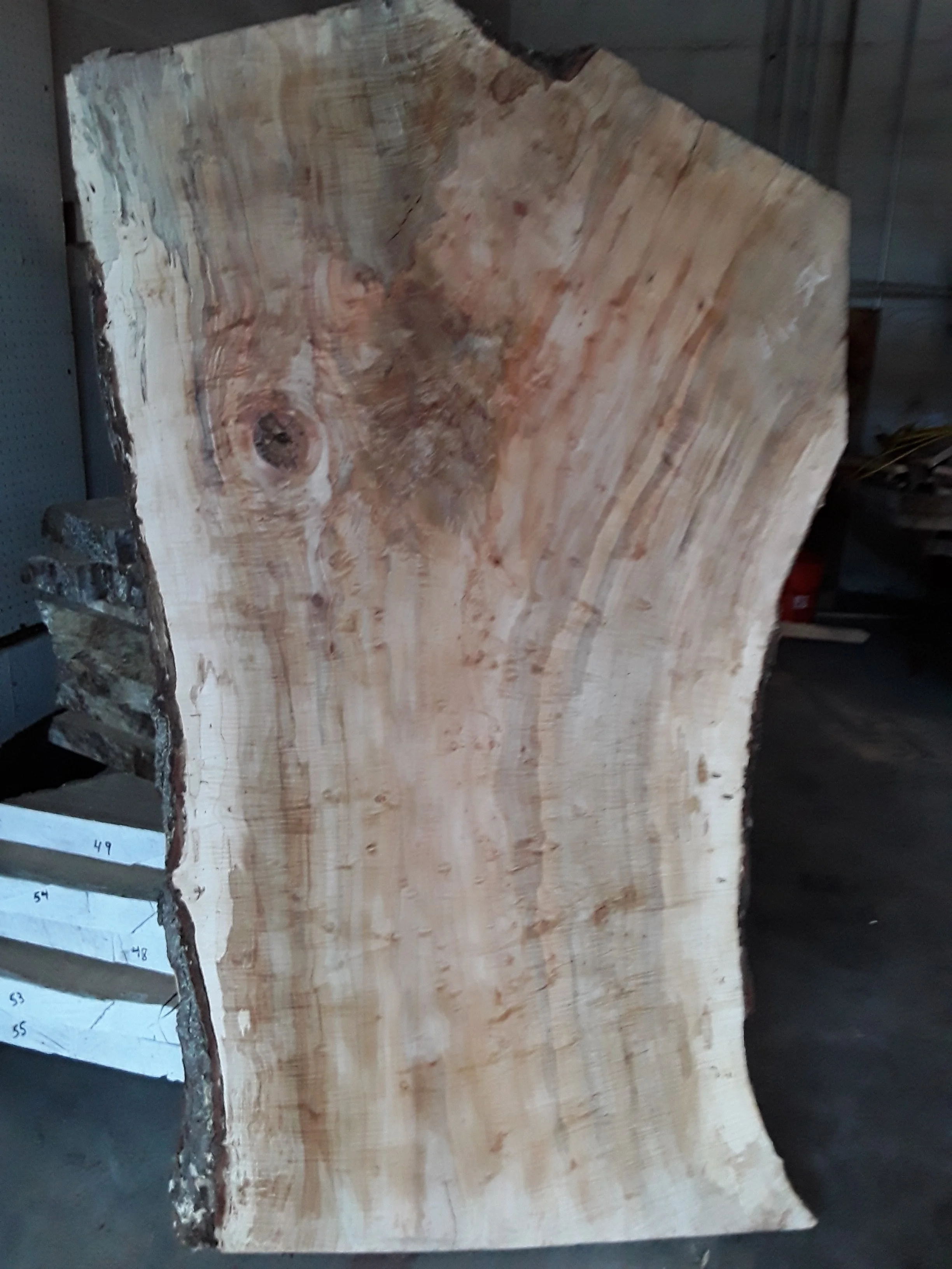 Red maple crotch reclaimed from highland springs