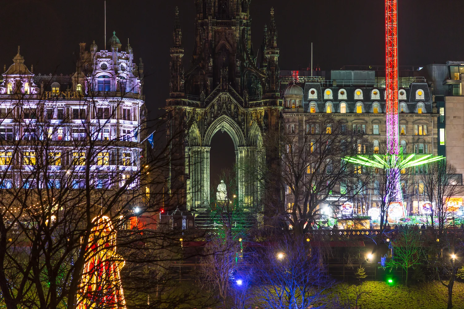 (335) Scott Monument and Star Flyer at Christmas in Edinburgh, Scotland copy.jpg