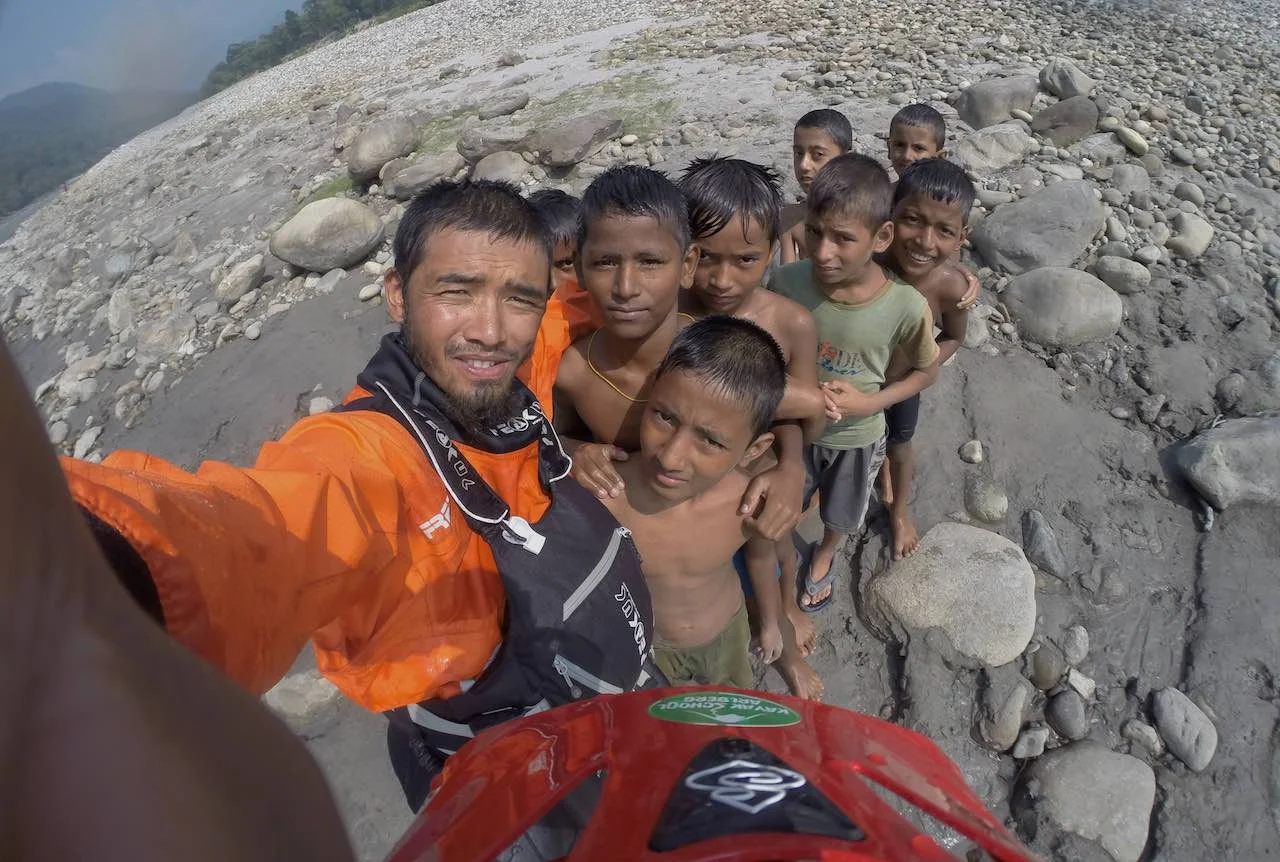 Kali River and the Ganges