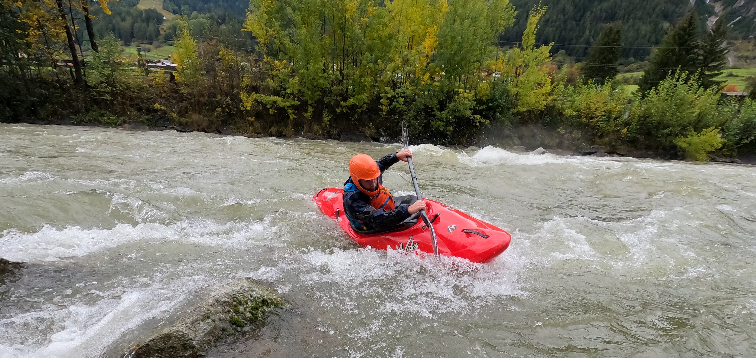 Kayaking Courses on River Rosanna in Austria