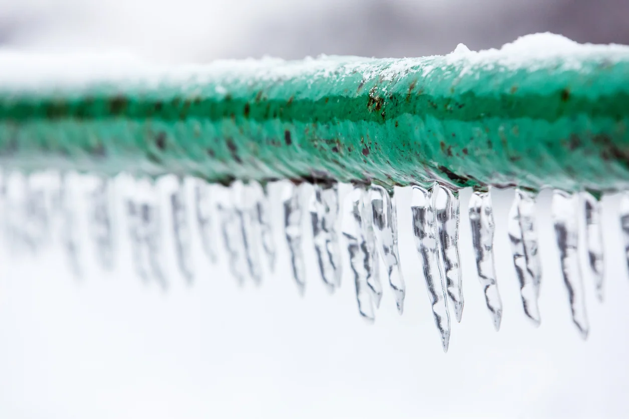Frozen pipes typically do not burst until temperatures begin to rise.