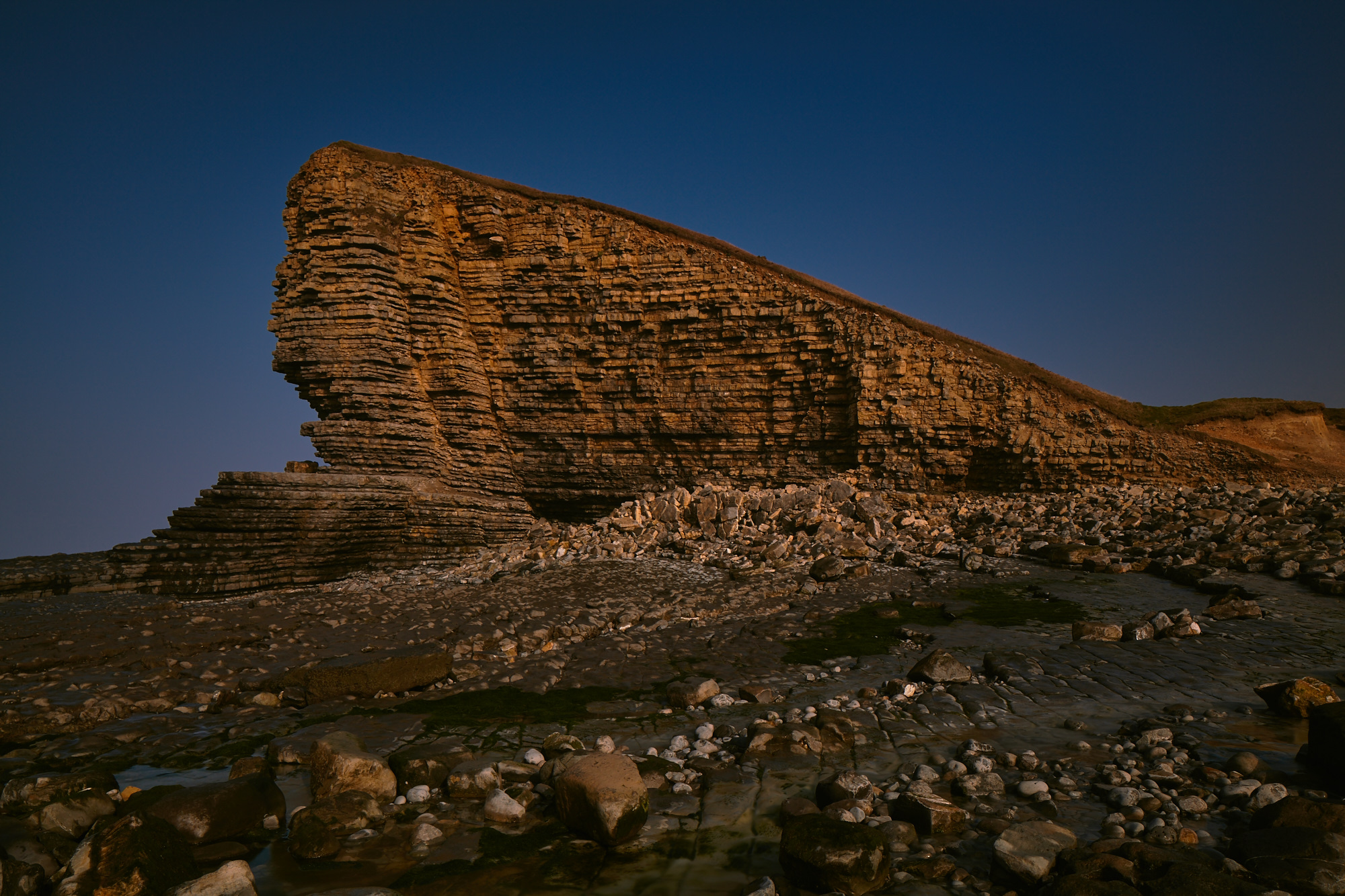 Nash Point, (2015 – partial solar eclipse 85 % of sunlight blocked), Wales