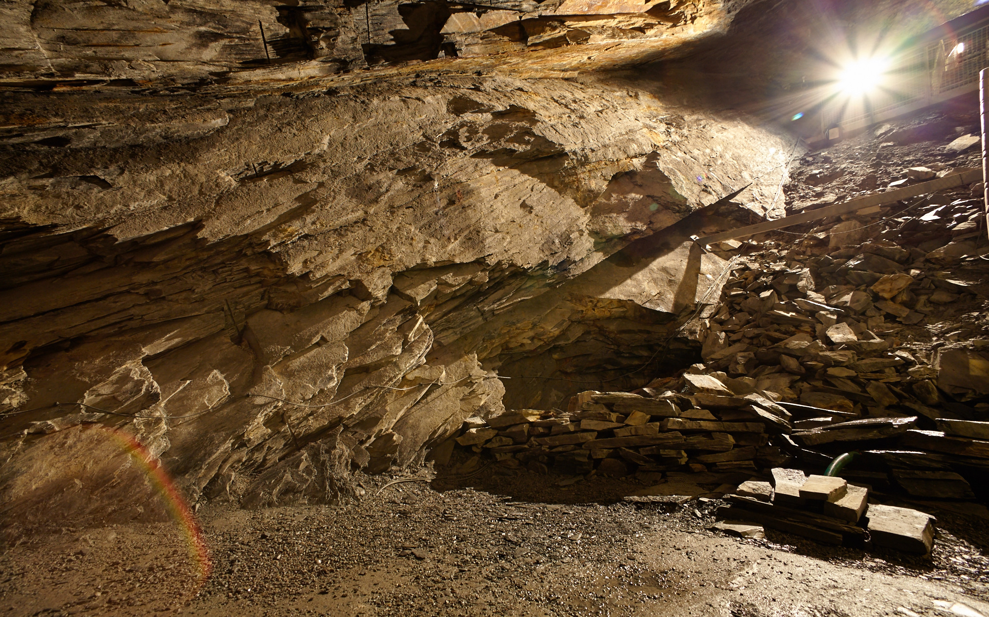 Llechwedd Slate Caverns I., Blaenau Ffestiniog, Wales