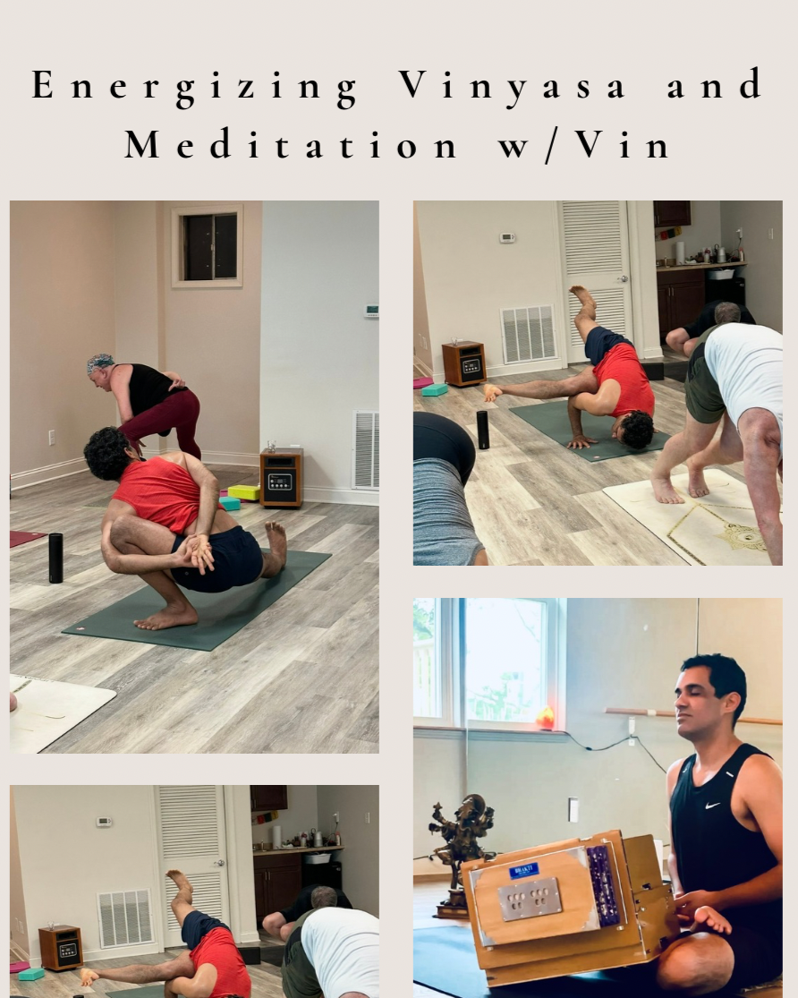 Energizing Vinyasa and Meditation w/Vinod Singh