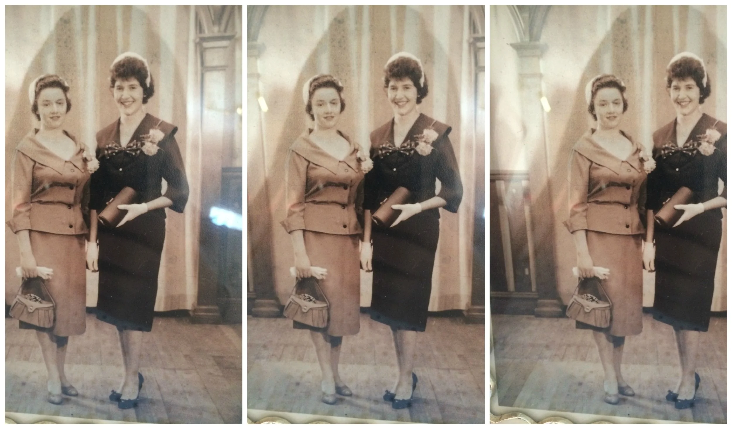 Christine, on the left