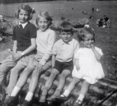 All four of us at Arundel, 1945.