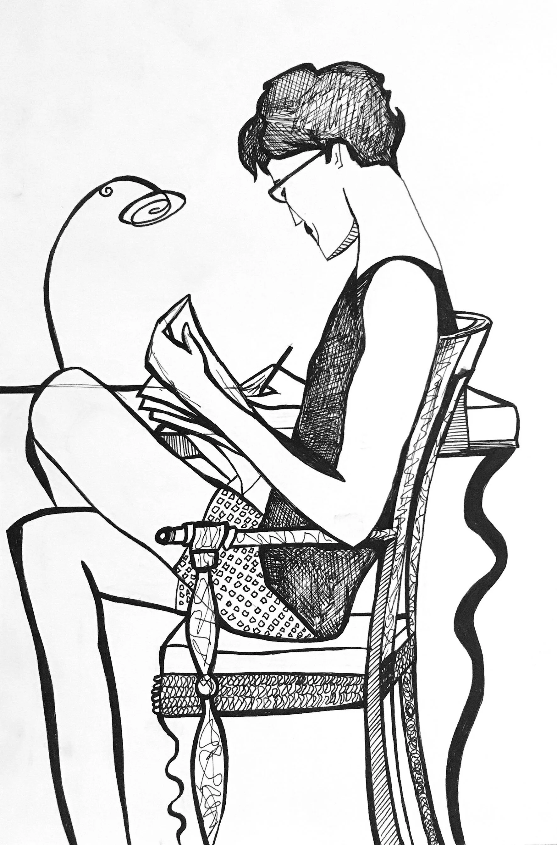 Untitled 2017 | Ink on Paper | Dim: A5