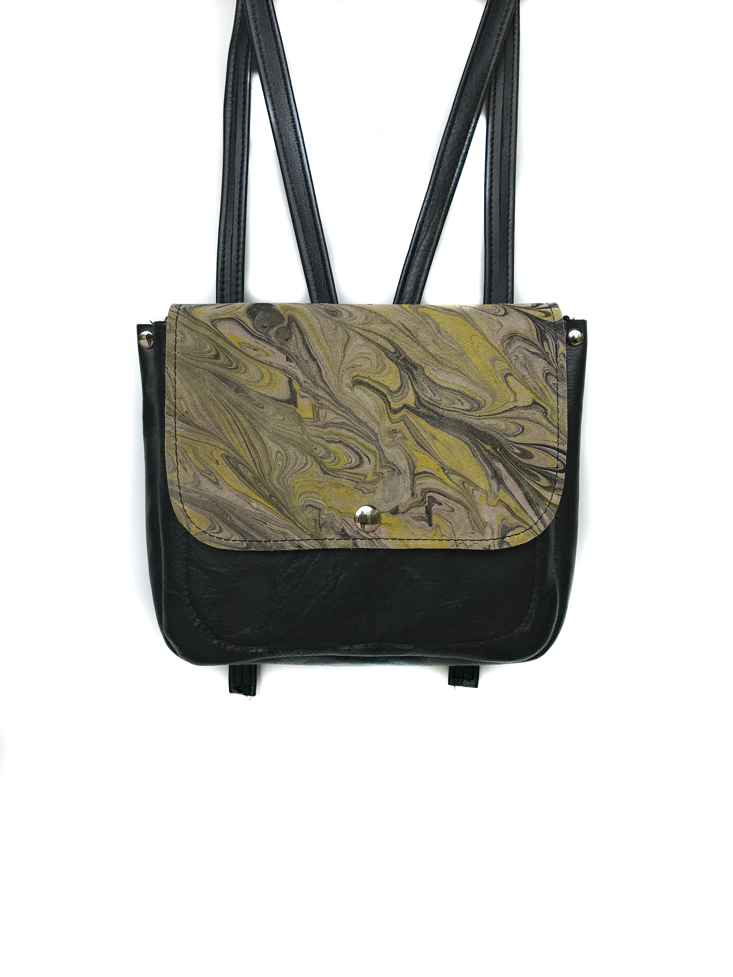 leather back pack