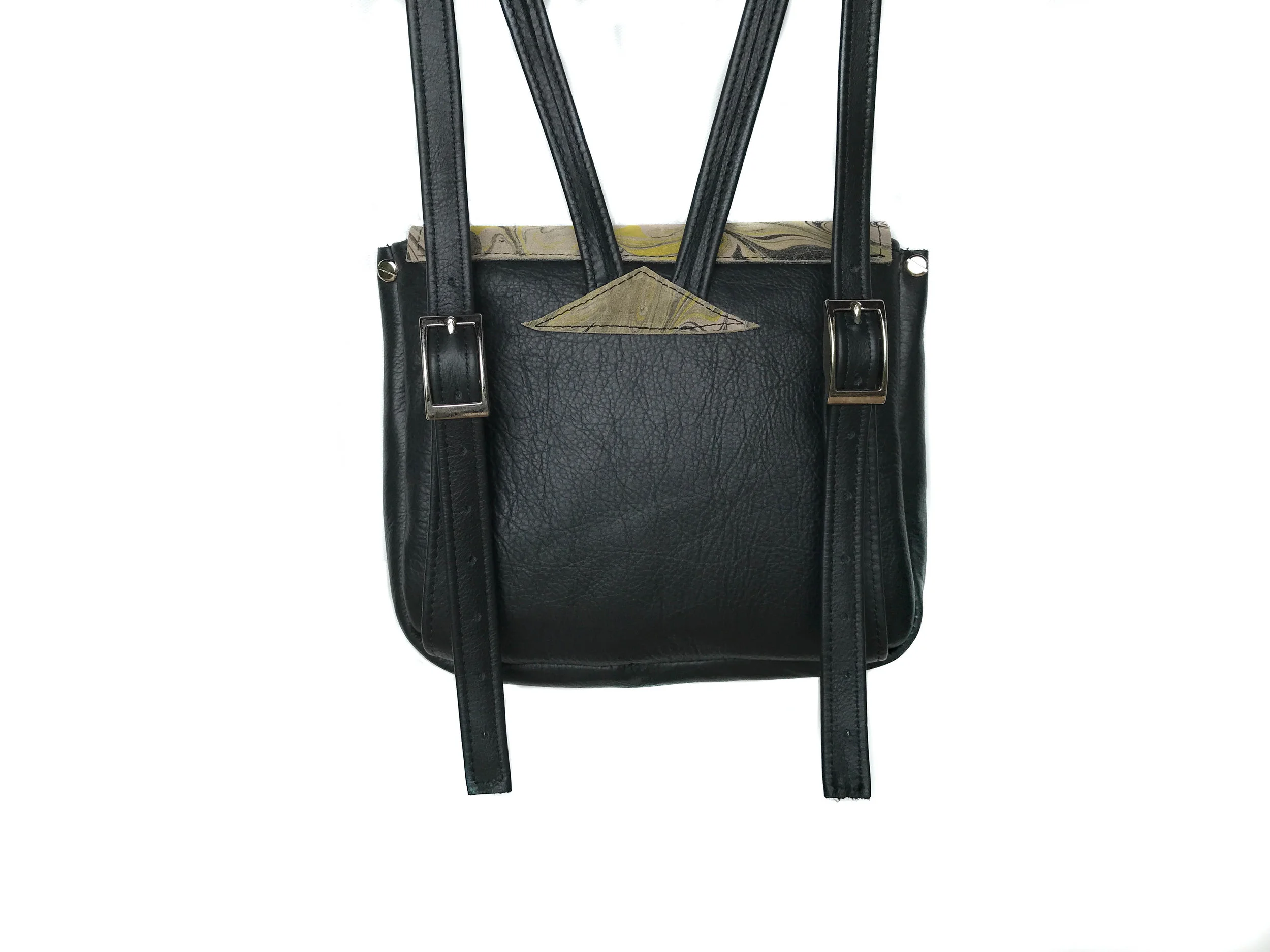 leather back pack