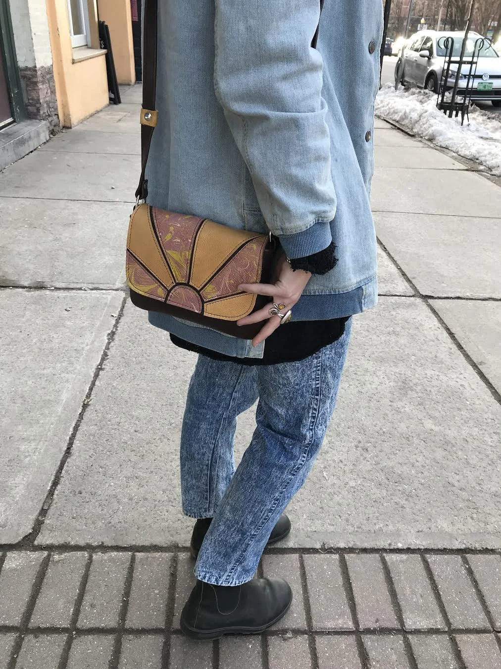 Retro leather bag