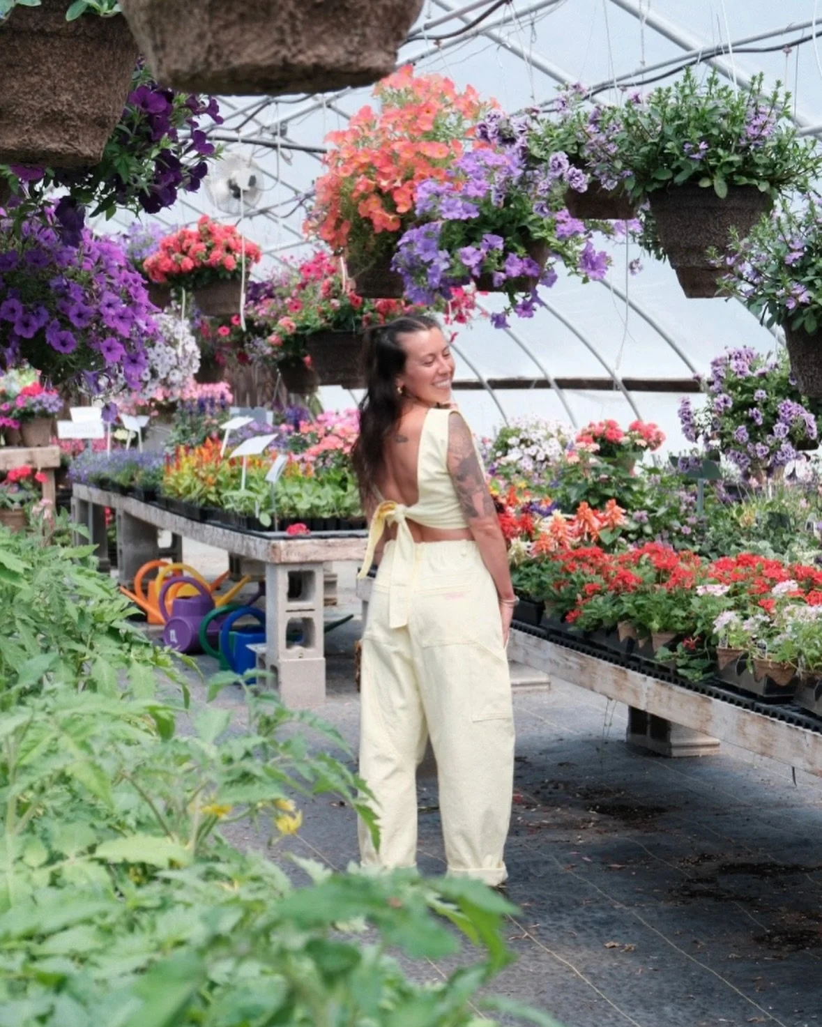 Creating magic in the flowers with @savannah_solomon and @jessvos.studio 🌸🌻🌼🪻
I&rsquo;m working on a few more pairs today along with the size chart! 
The materials I&rsquo;m using are natural fibers, vintage, and deadstock! That means some fabric