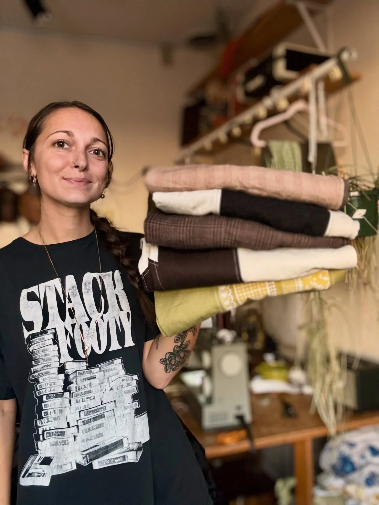 Been sewing my bum off and Stacking up for tonight&rsquo;s drop! 
Hope to see you @7 ☺️ 
&bull;
Preview is up in my stories!