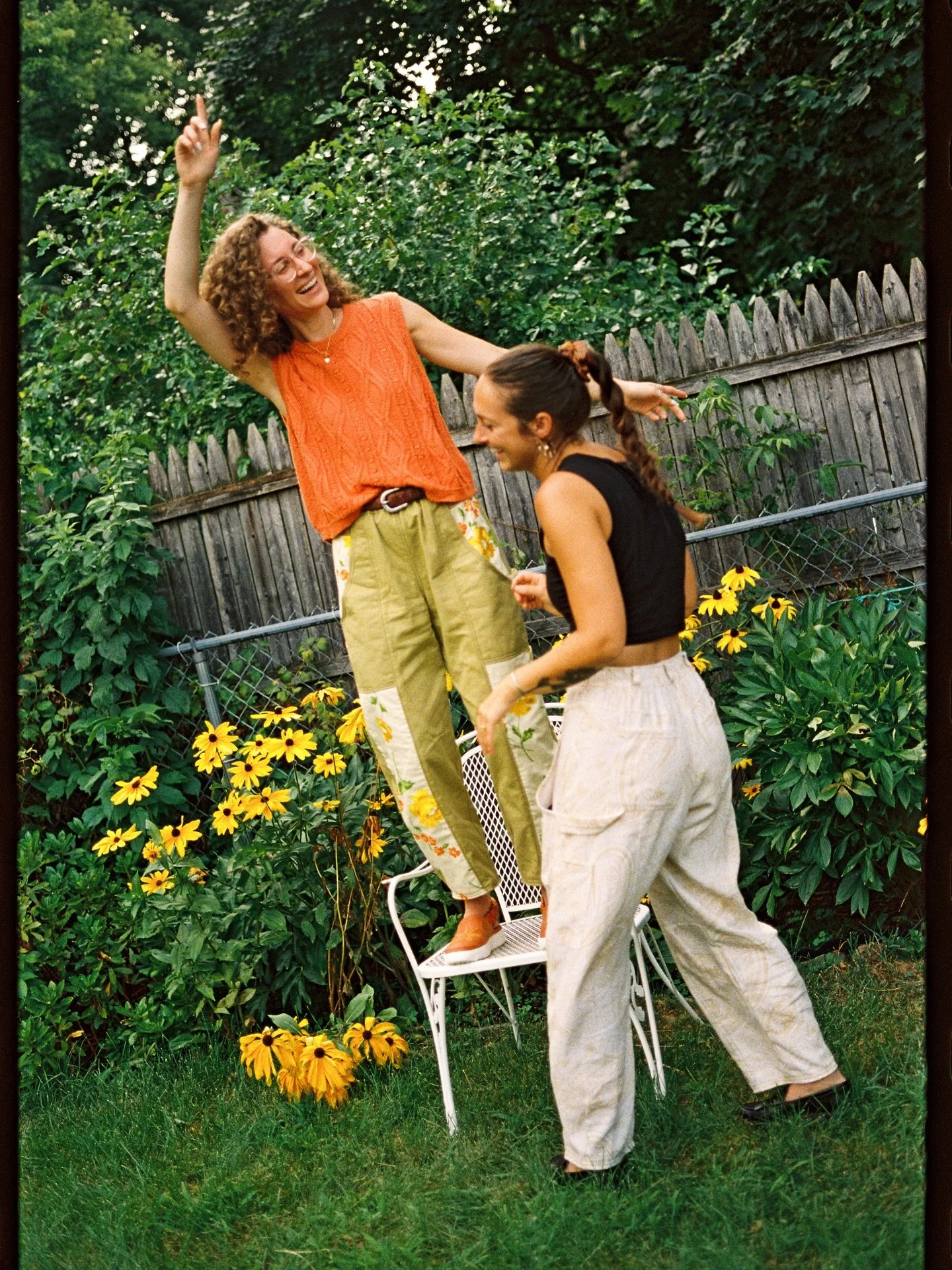 Get on your feet 🪩✨
&bull; 
It&rsquo;s my Girls Birthday! ✨ These are just a few of my favorite shots from our July photoshoot with the very talented @lunamunn 📸🎞️
&bull;
@a.plante cheers to YOU and all the ways you and @ianprescottsmith support a