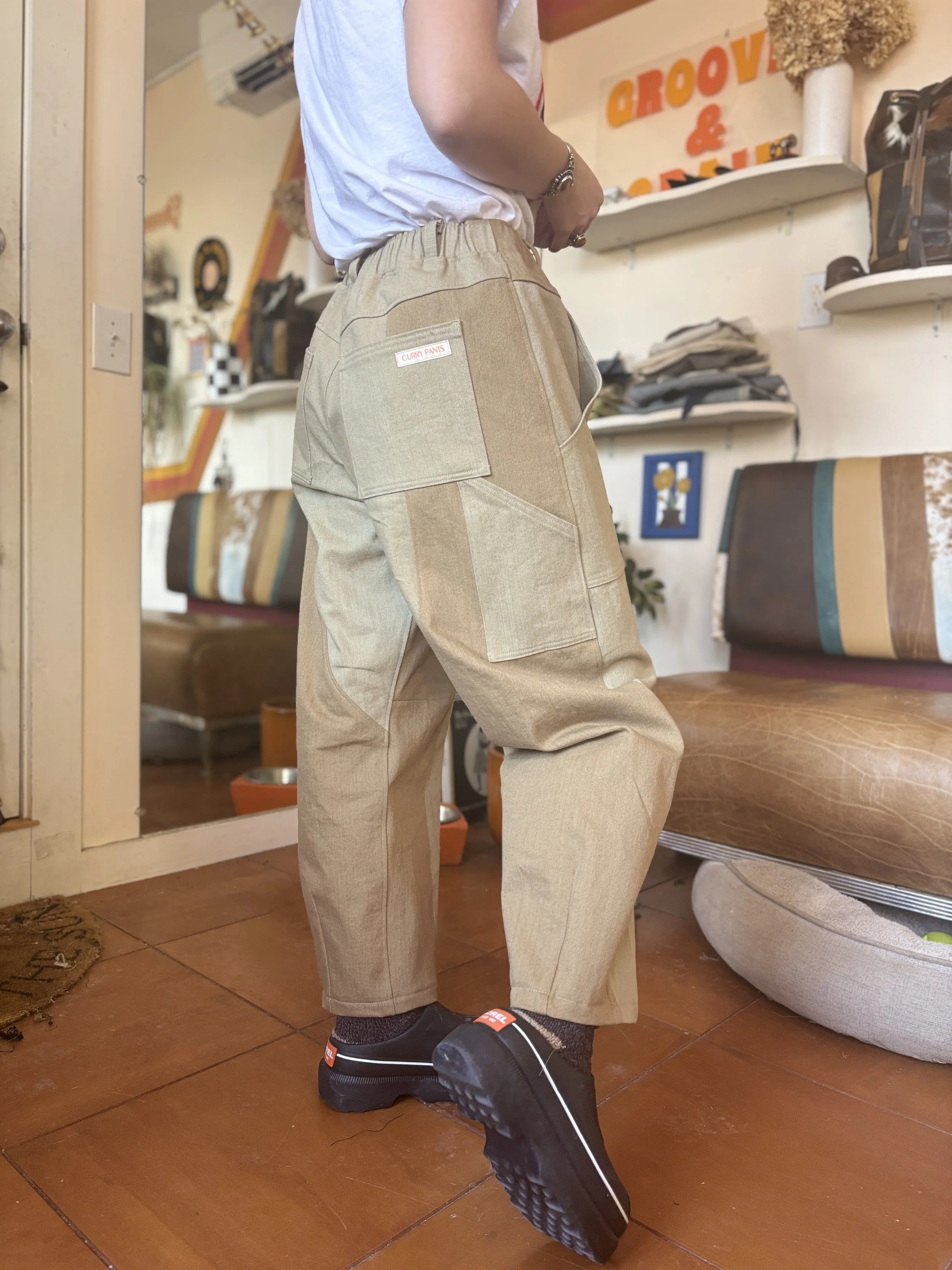 Curry Pants - Tan and Khaki