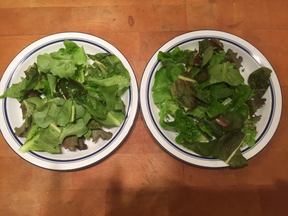 Undressed, straight from the garden