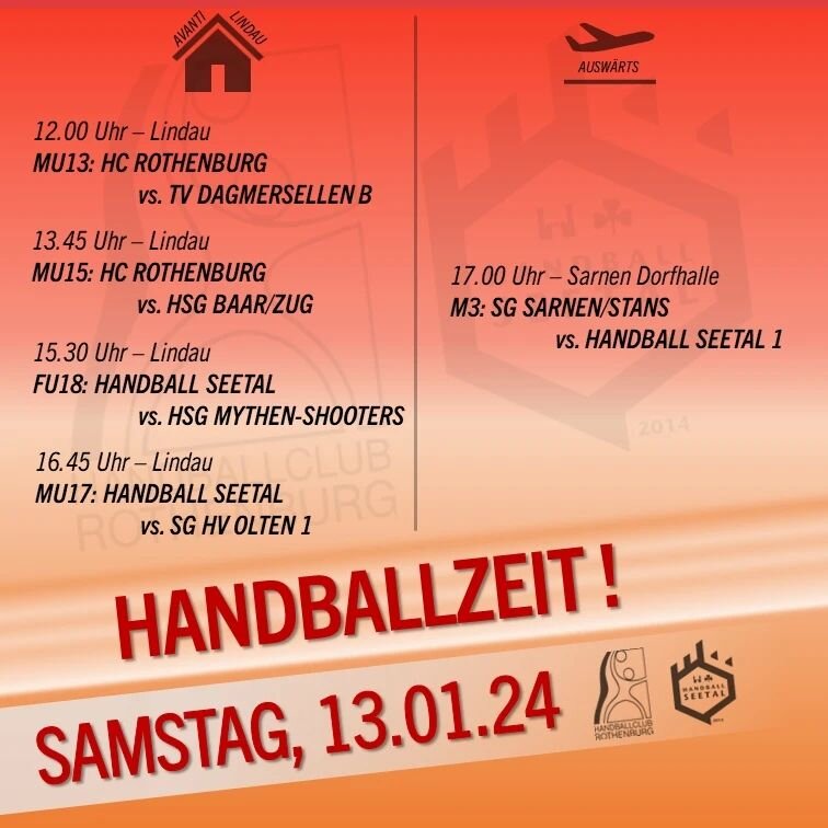 R&Uuml;CKRUNDENSTART🤾🏼🤾🏽&zwj;♀️

Ein vollgepacktes Handball-Wochenende steht bevor.

#hopphcr 
#hoppseetal 
#handballset1981 
@harihochdorf