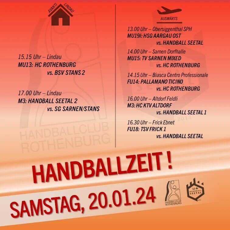 Samstag - Sonntag - Montag 🤾🏽&zwj;♀️🤾🏼

Vollgepacktes Programm in diversen Hallen der Schweiz!

#hopphcr 
#hoppseetal 
#handballset1981 
#hcrhymne 
@harihochdorf