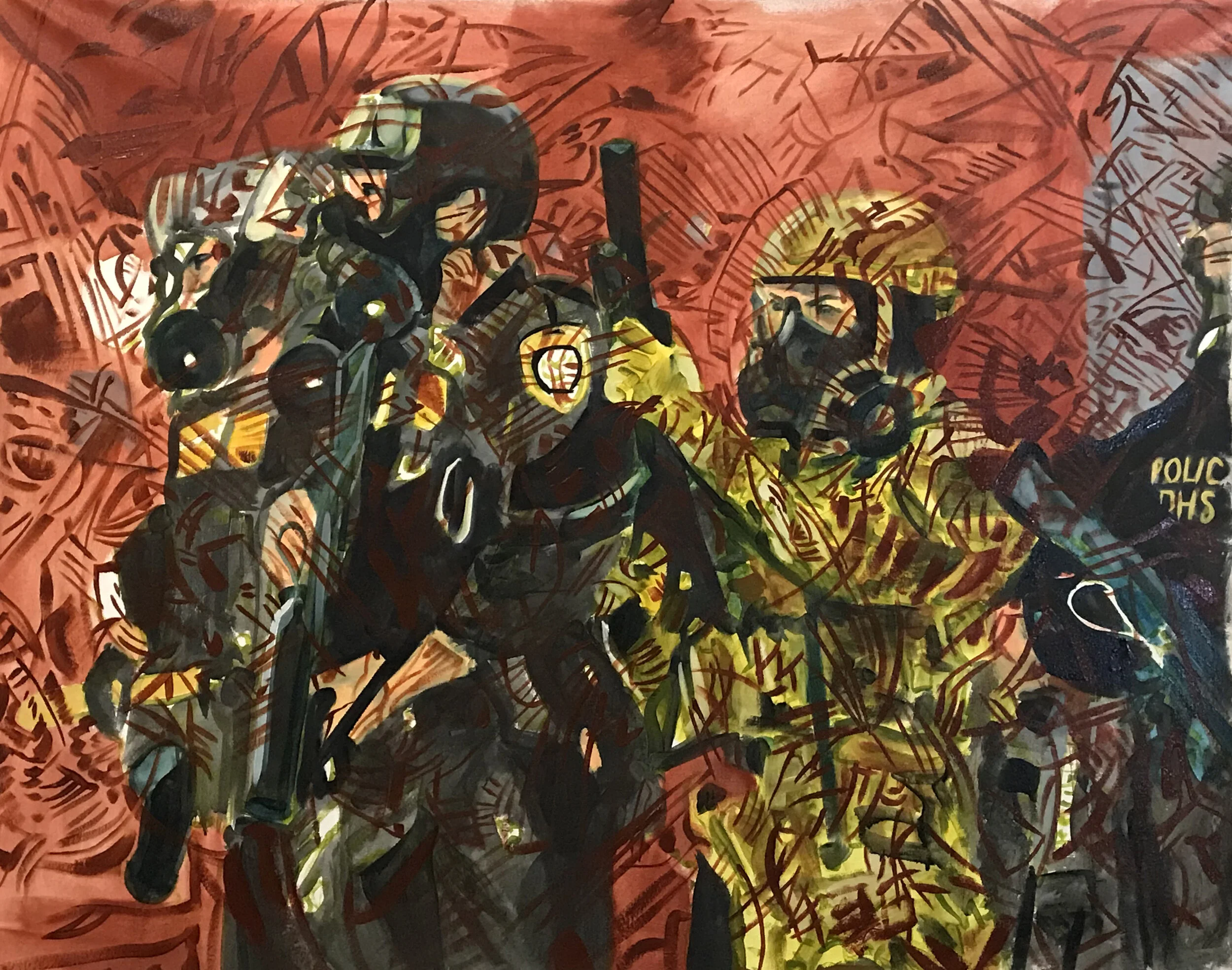 Can't Stand Losing You, 2020, oil on canvas