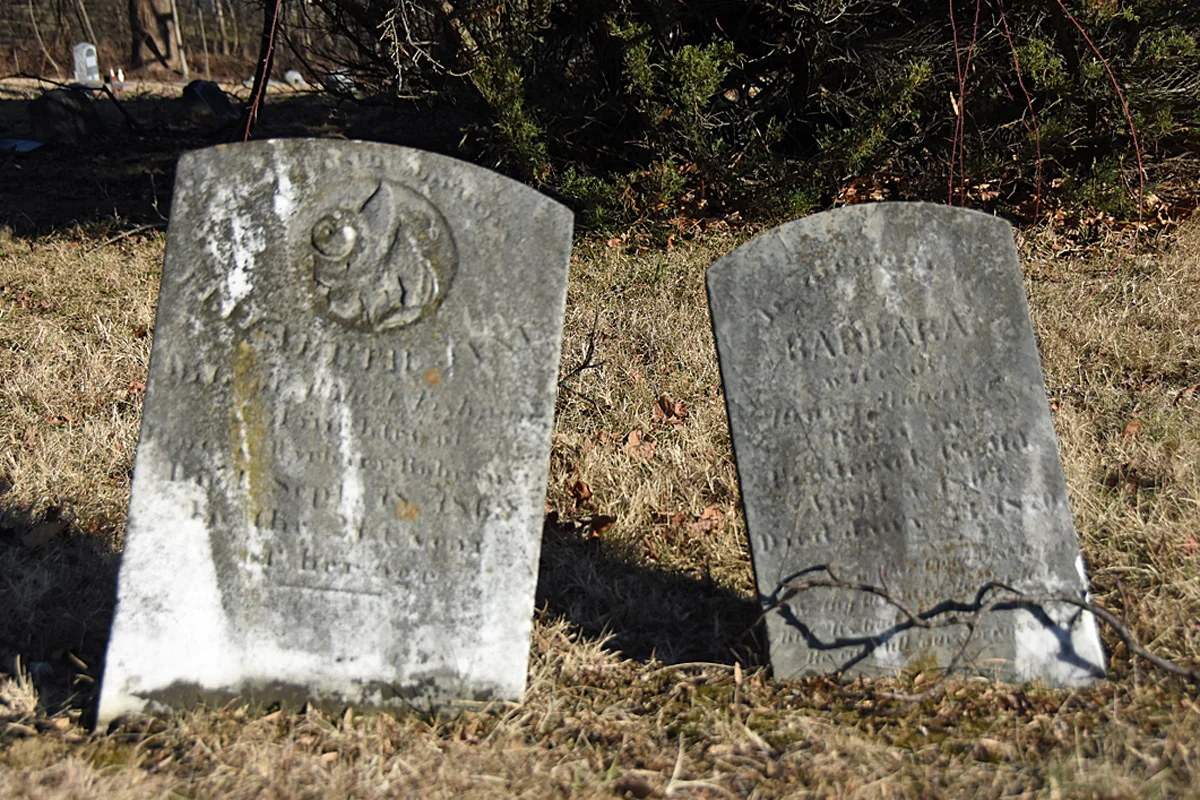 Gravestone from Powhatan Methodist Episcopal Church