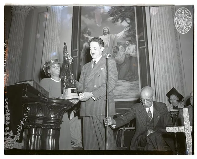 Lillie May Carroll Jackson and Thurgood Marshall. Photographer Paul Henderson. Used with permission from the Maryland Historical Society . Paul Henderson: Baltimore's Civil Rights Era in Photographs is currently on display at the museum. 