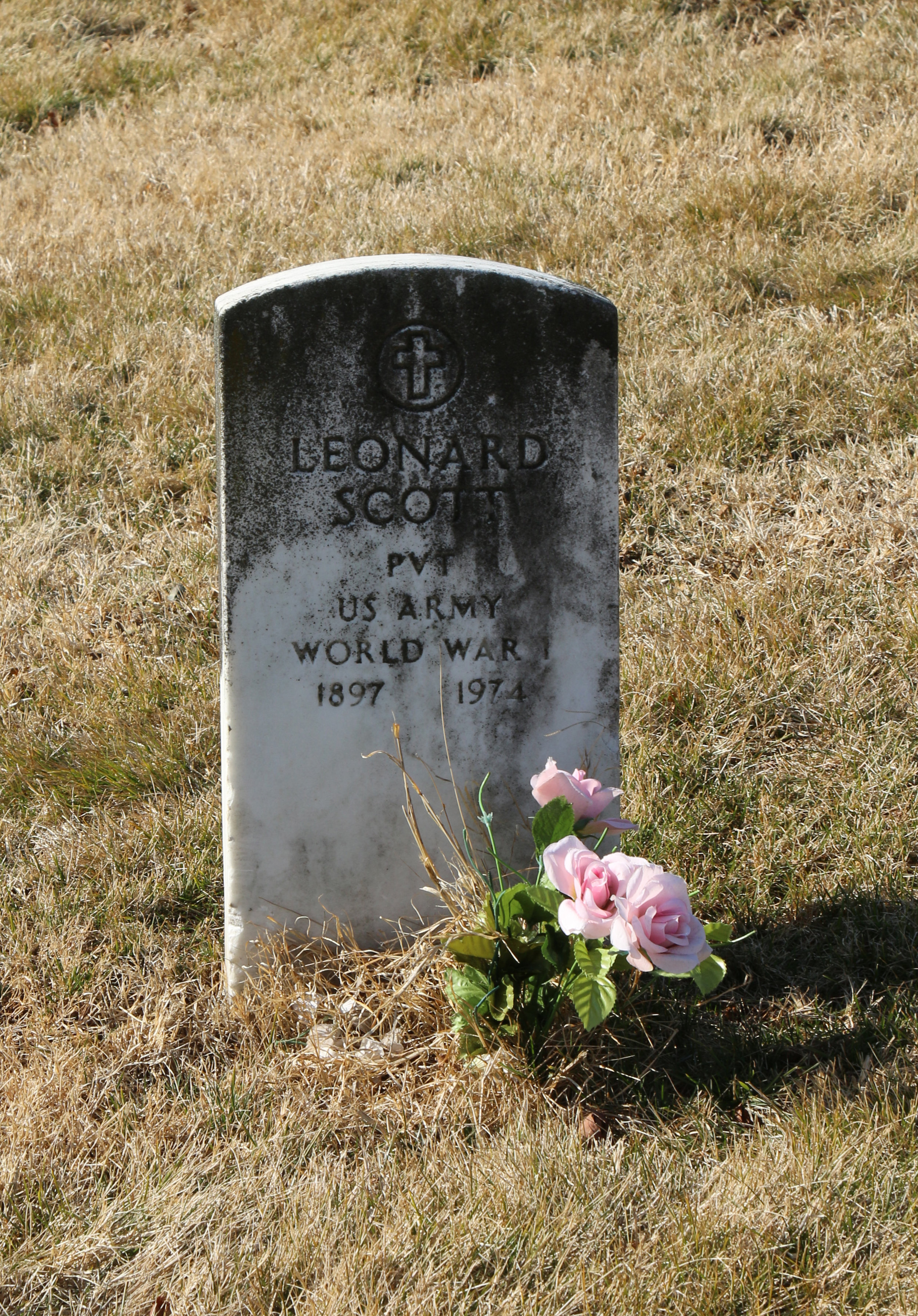 Pvt. Leonard Scott US Army world war i 1897 – 1974