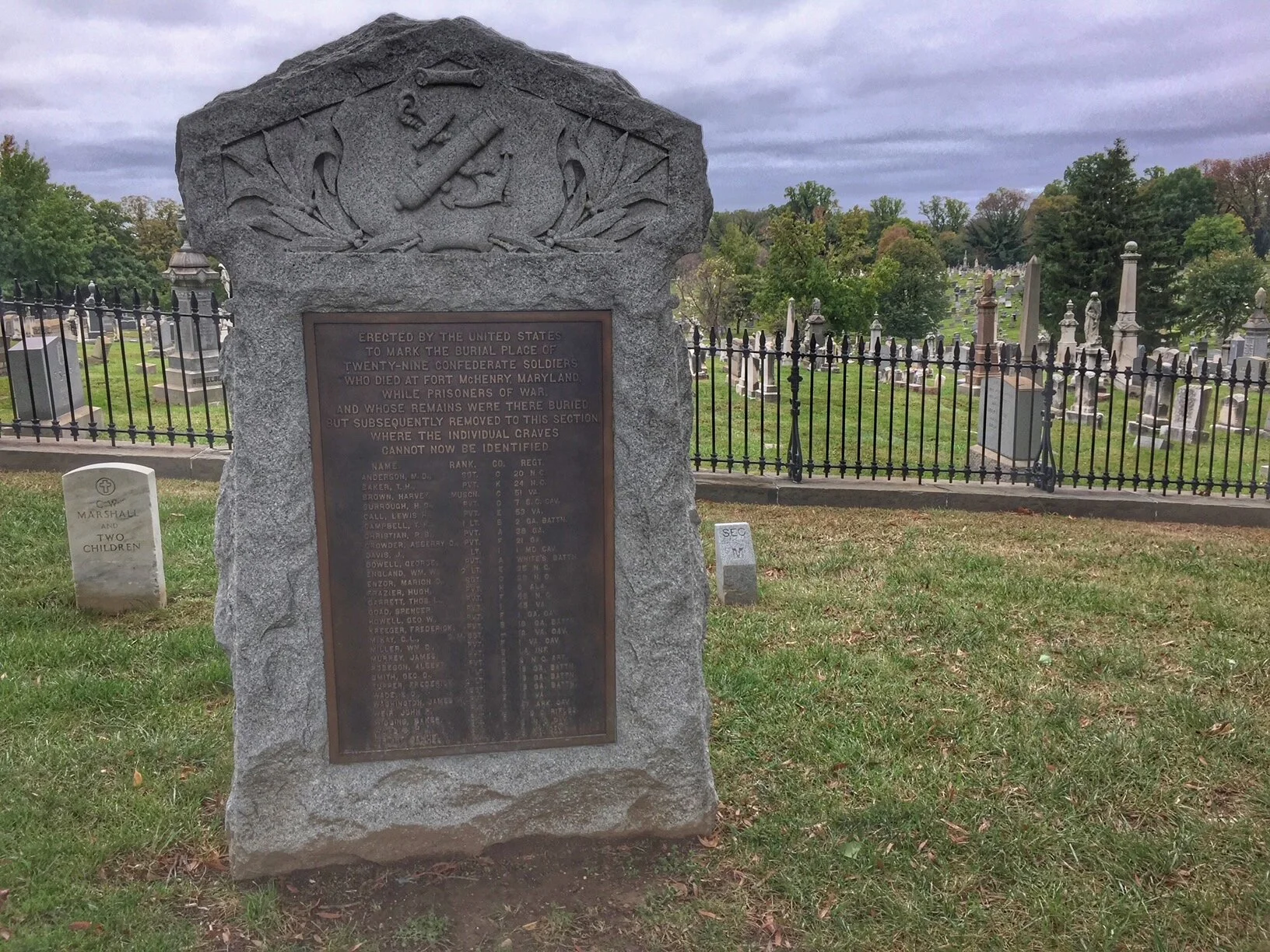 Baltimore National Cemetery & Loudon Park National Cemetery Dying to