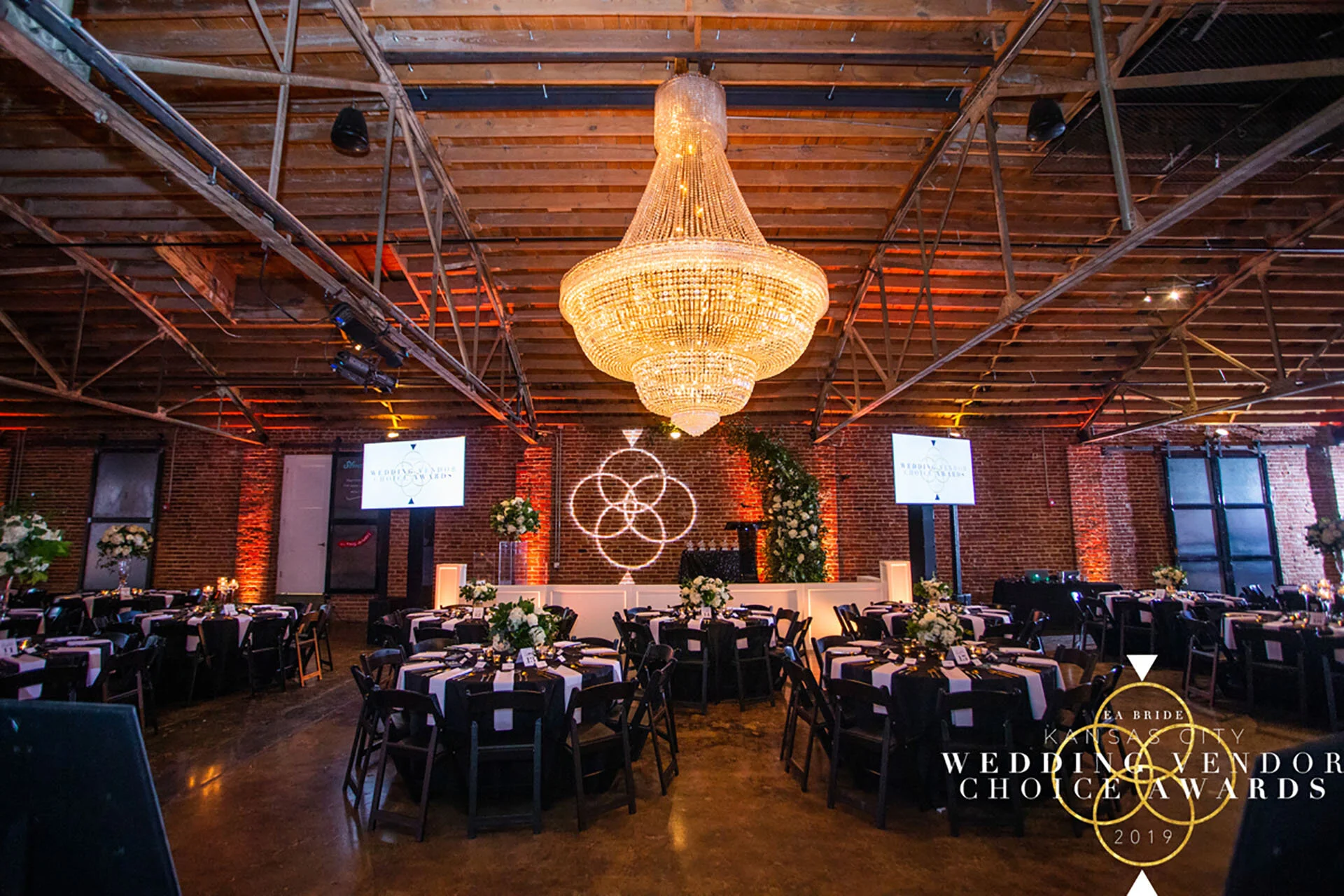 The Guild Stage, AV and screens provided by Icon Event Group // Rivas Photography
