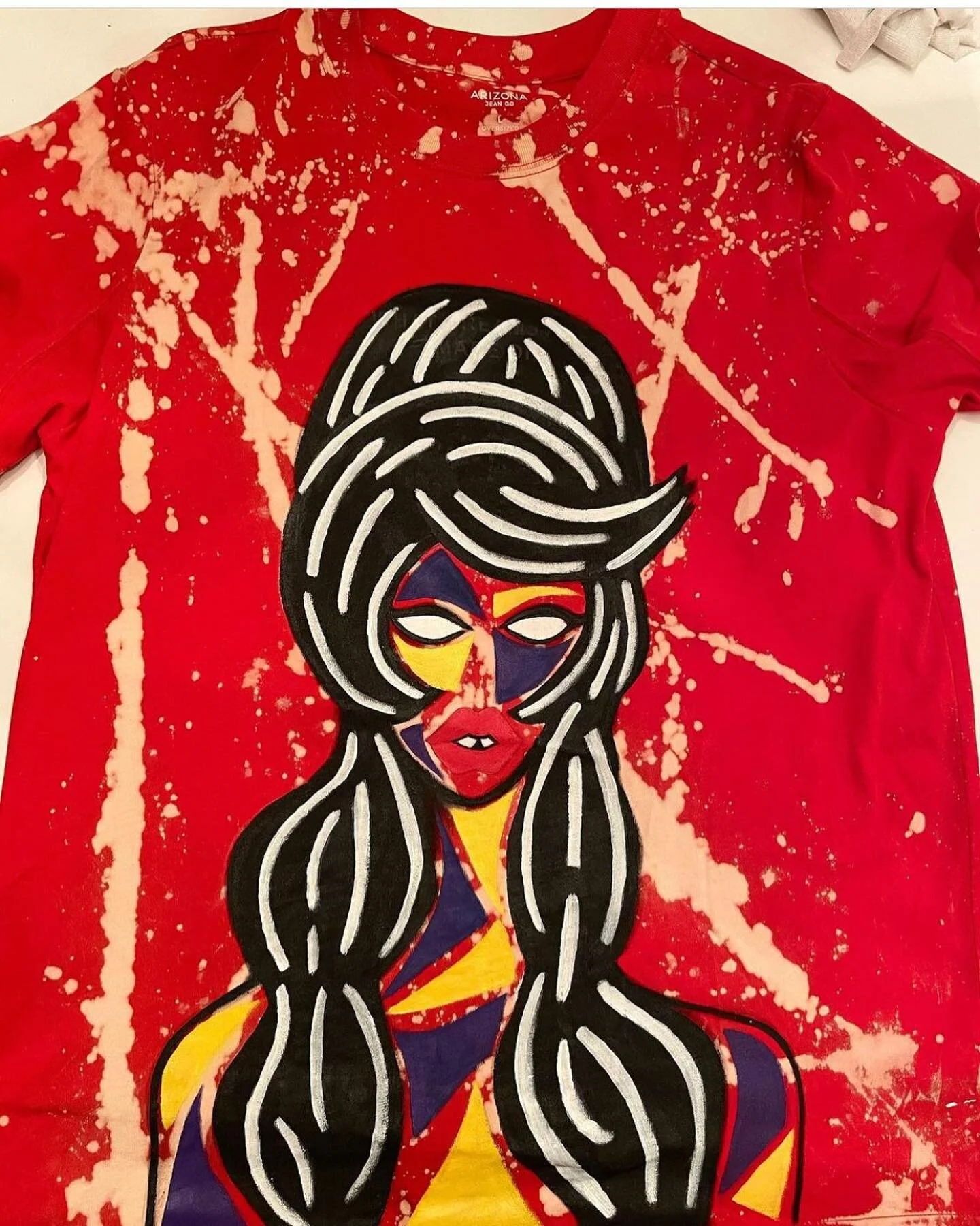 SOLD ❤️🖤⚡️wearableart #oneofakindart #wearableart #handpaintedclothing #oneofakindpieces #oneofakindart #oneofakindclothing #emostyle #punkrock #newwave #gothgirl #retroclothing #vintage #vintageclothing