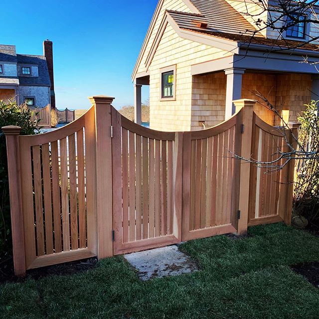 #Red Cedar Gates and Wings #NANTUCKETFENCING