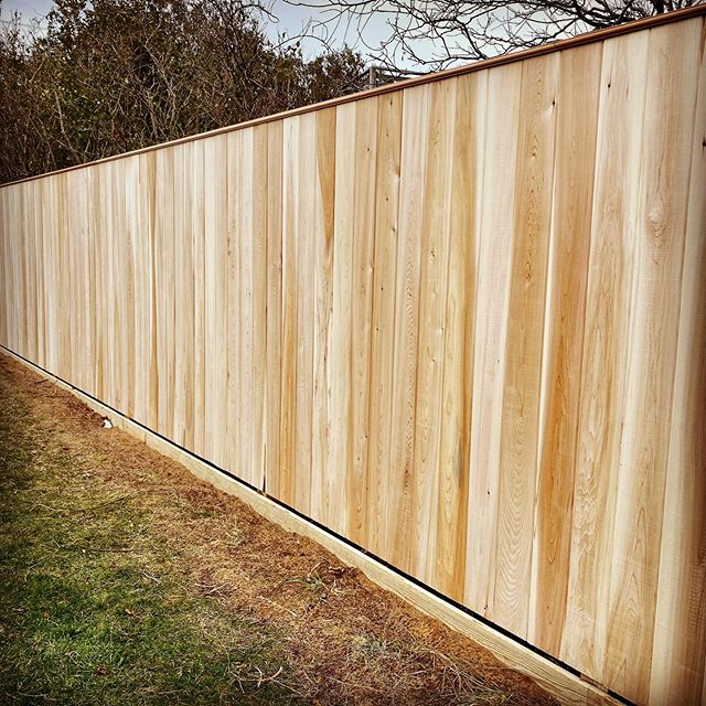 Cedar T&amp;G Board Fence 6ft High #NANTUCKET FENCING