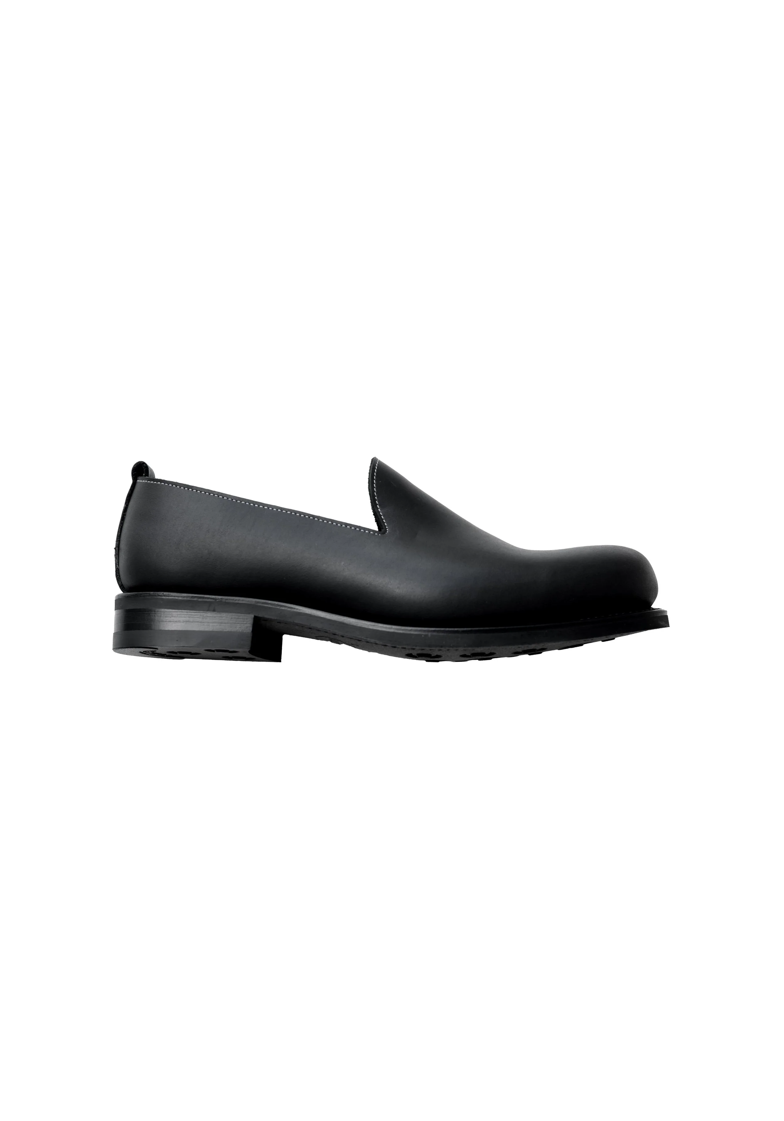 Perlman Shoe | Black | Waxed Leather
