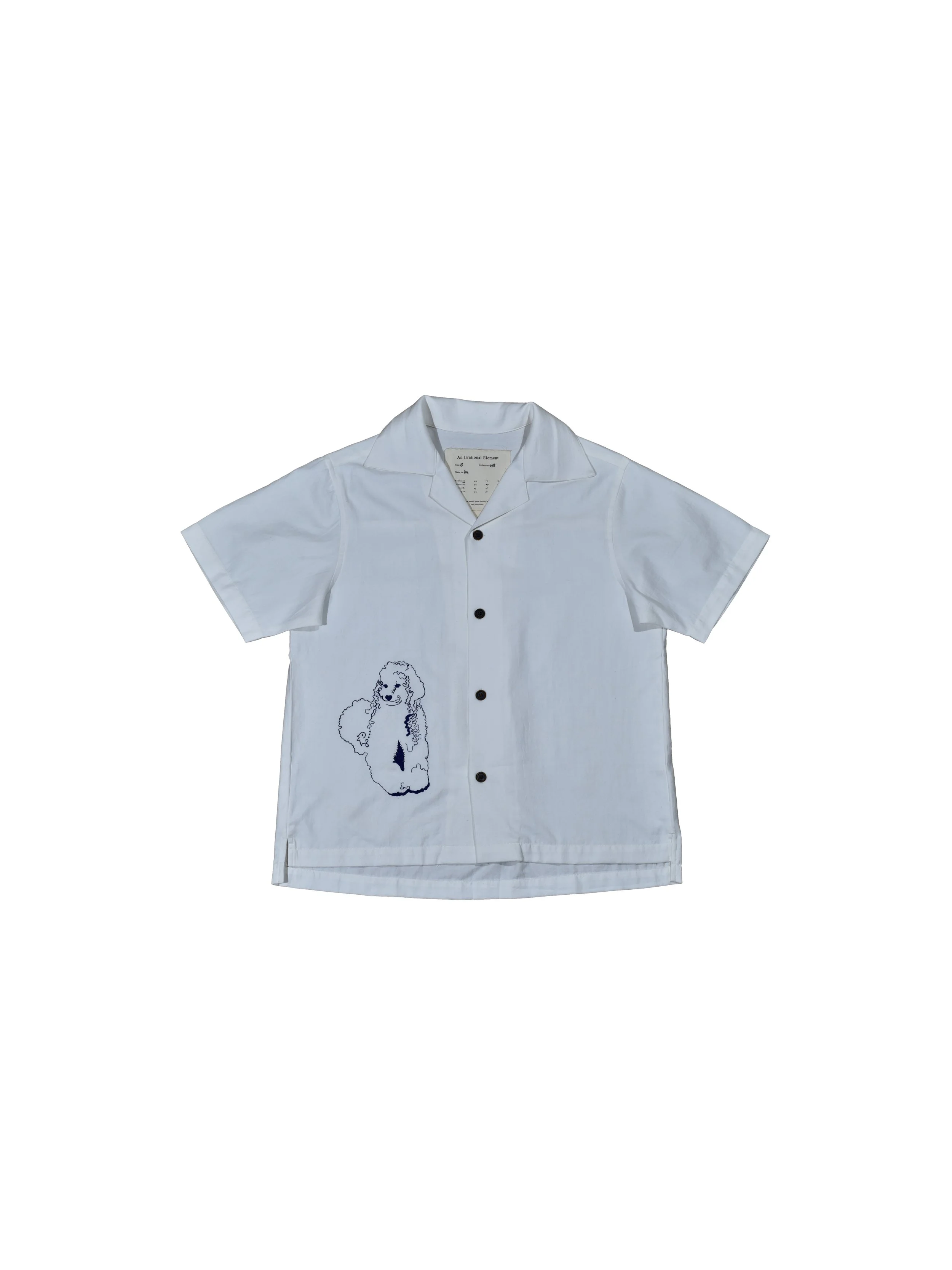 Artist Shirt | Off-White + Embroidery | Hand-Loomed Cotton