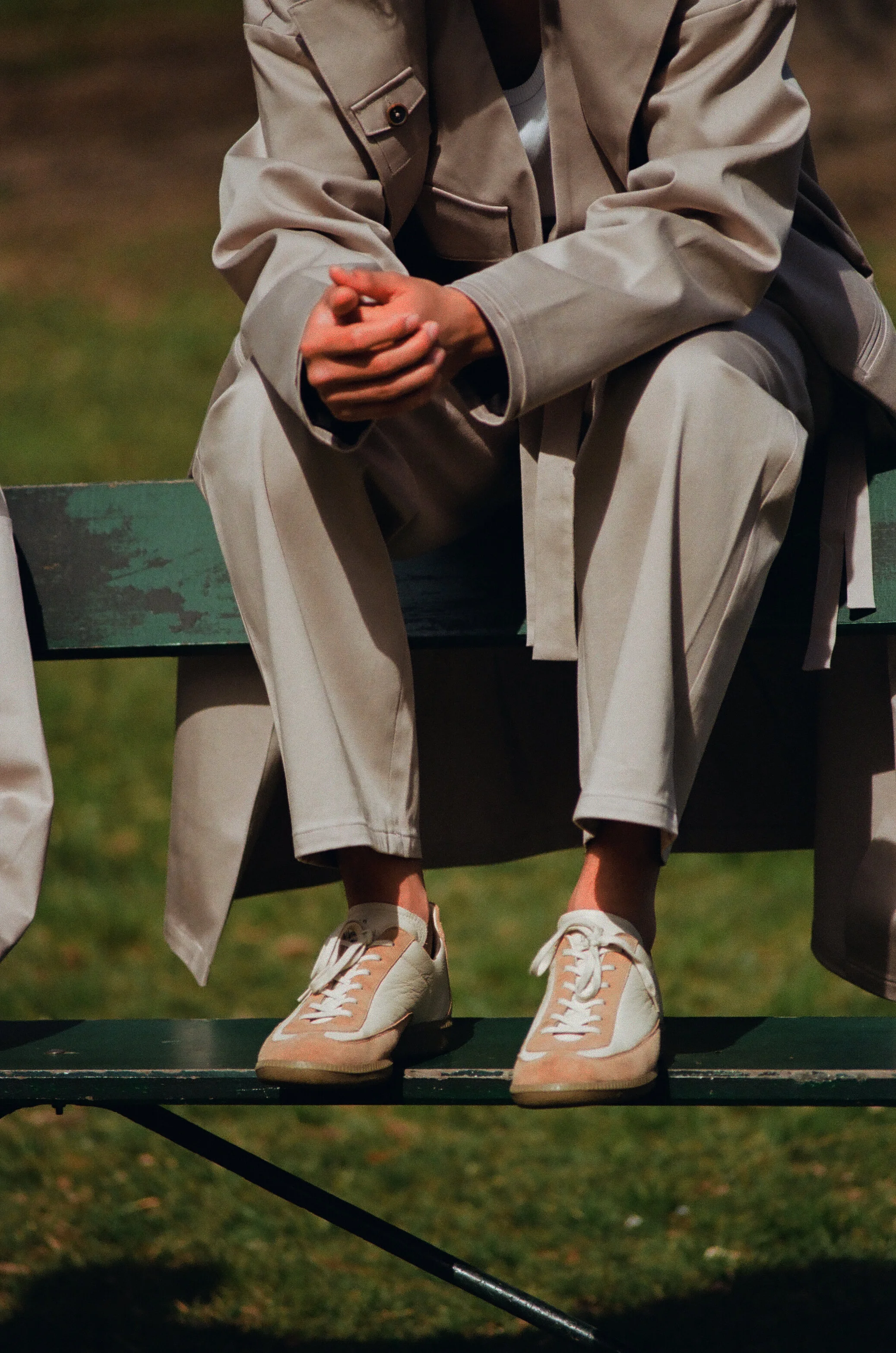 Sculpture Trainer | Off-white & Beige — An Irrational Element