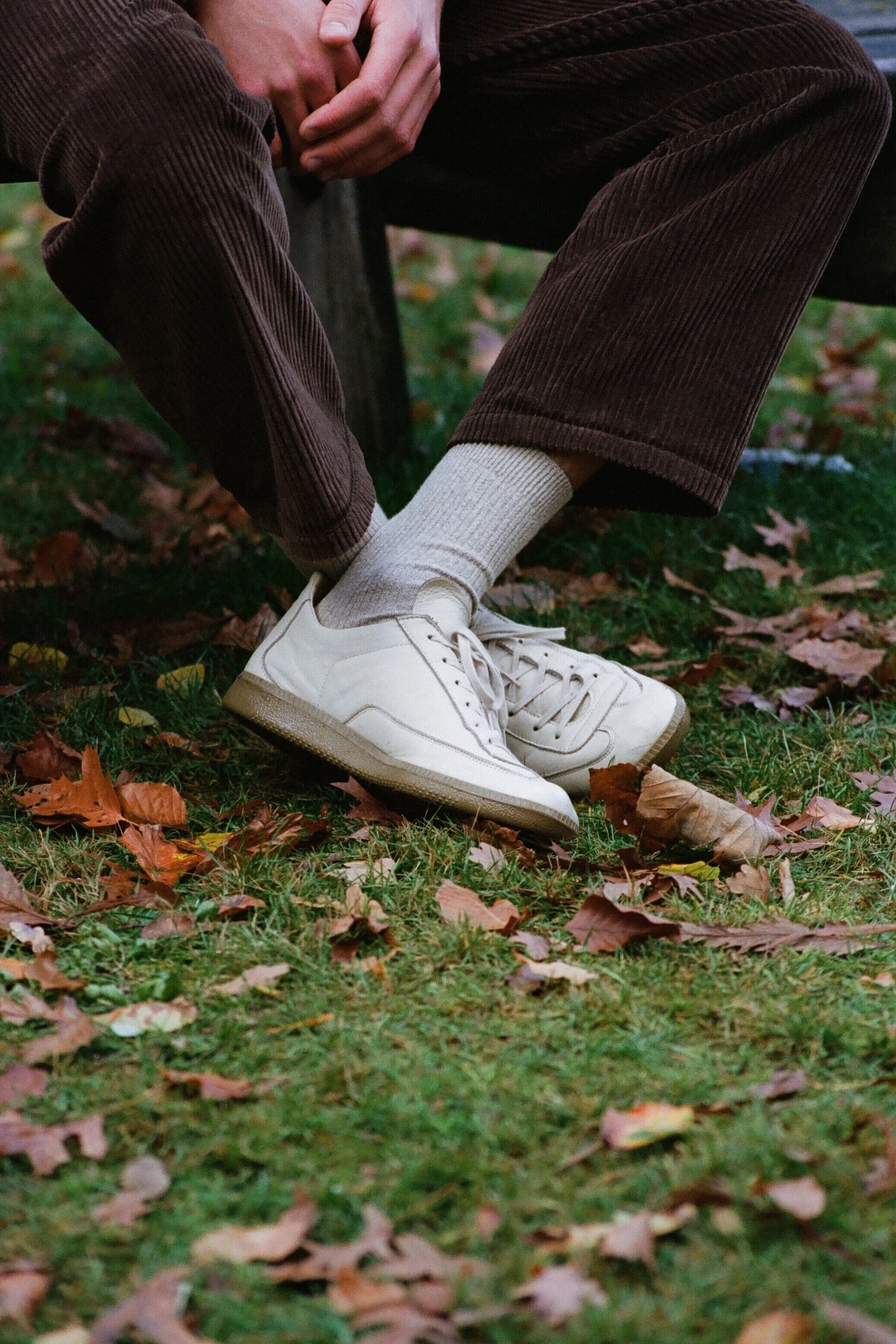 Sculpture Trainer | Off-white | Leather — An Irrational Element