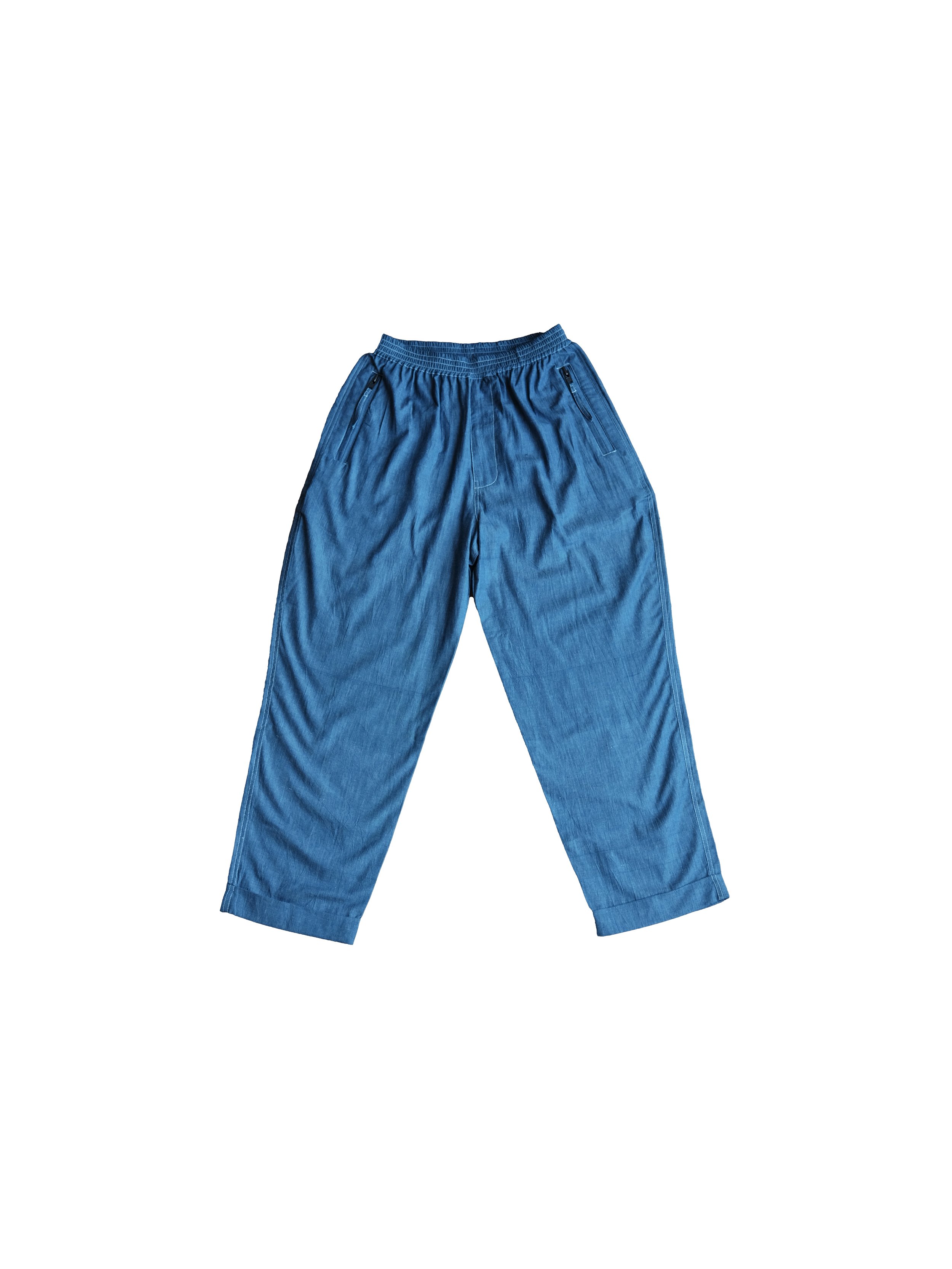 Wide Trouser | Indigo | Hand-Loomed Cotton