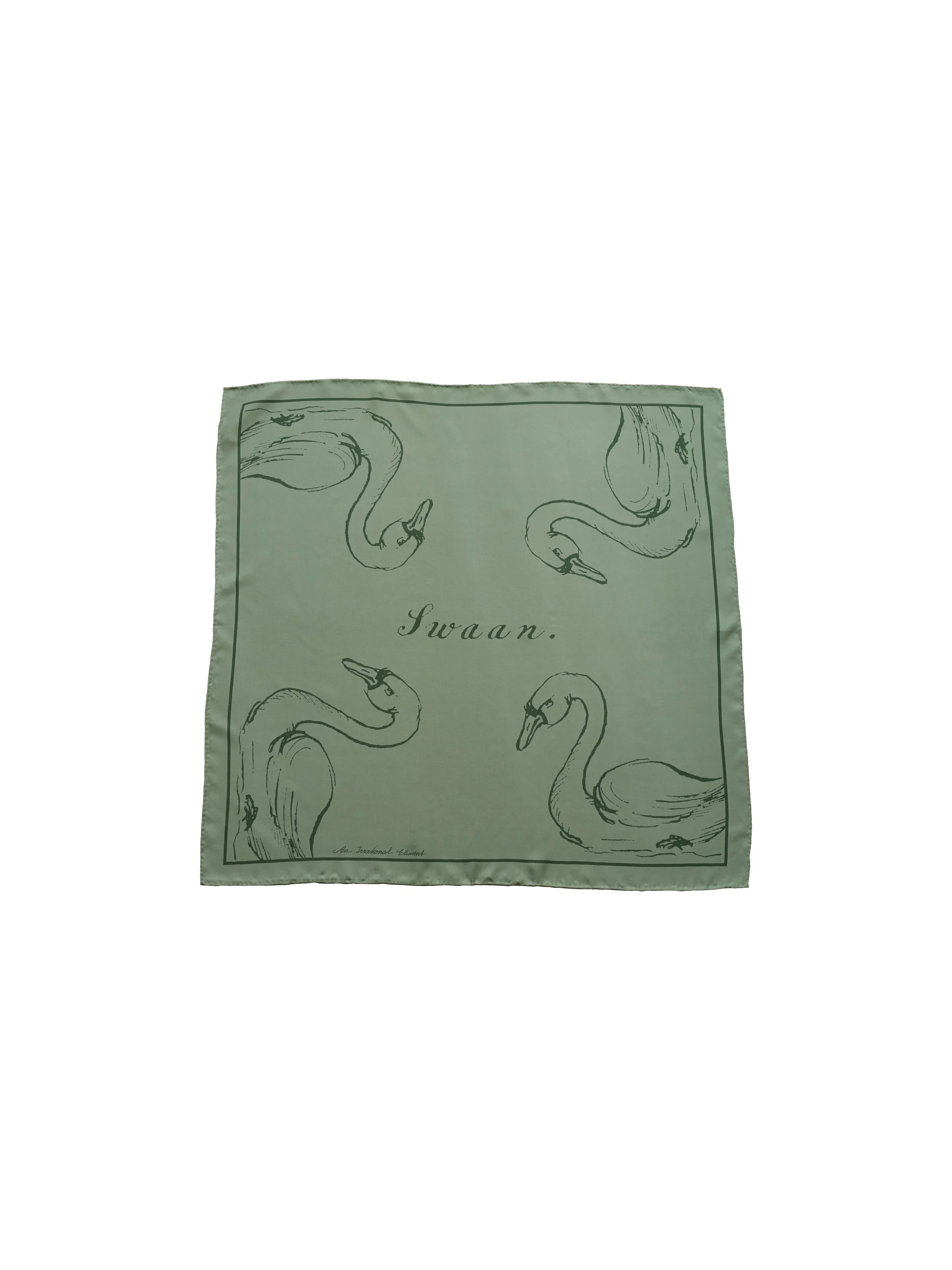 'swaan' Scarf | Sage & Moss | Silk