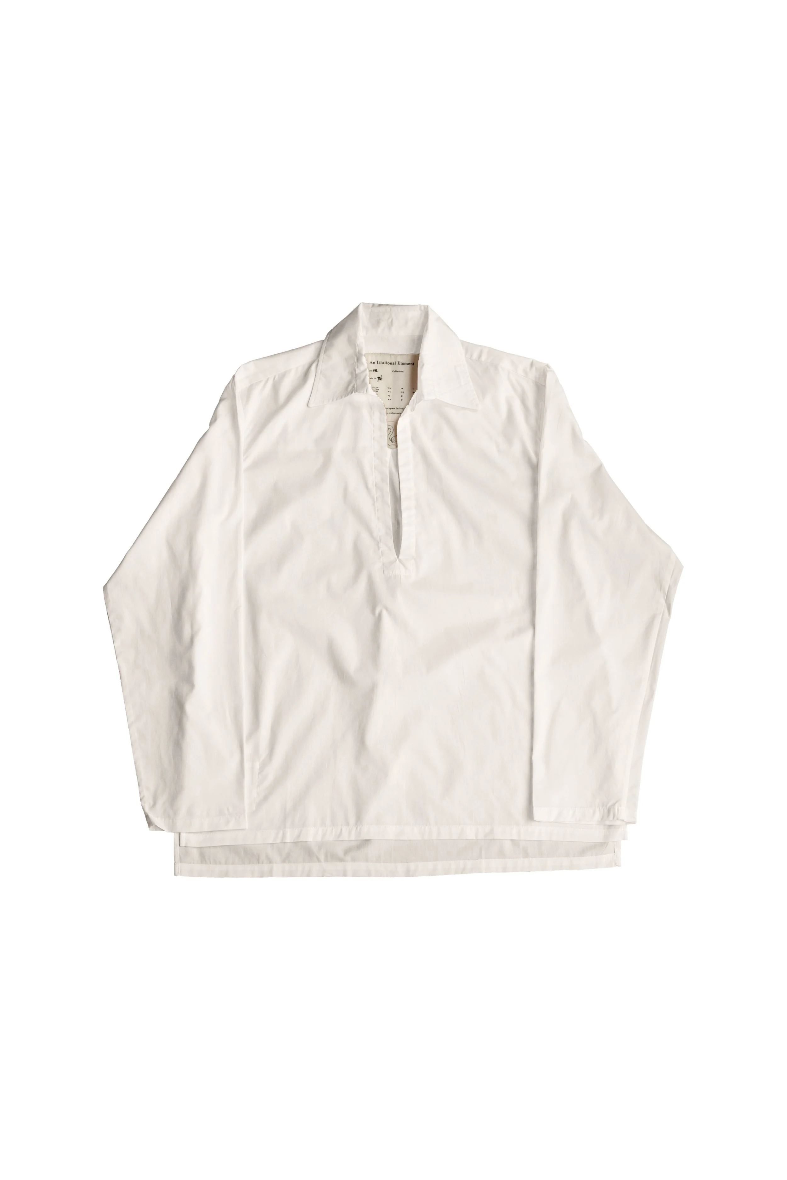 V Shirt | Off-White | Cotton