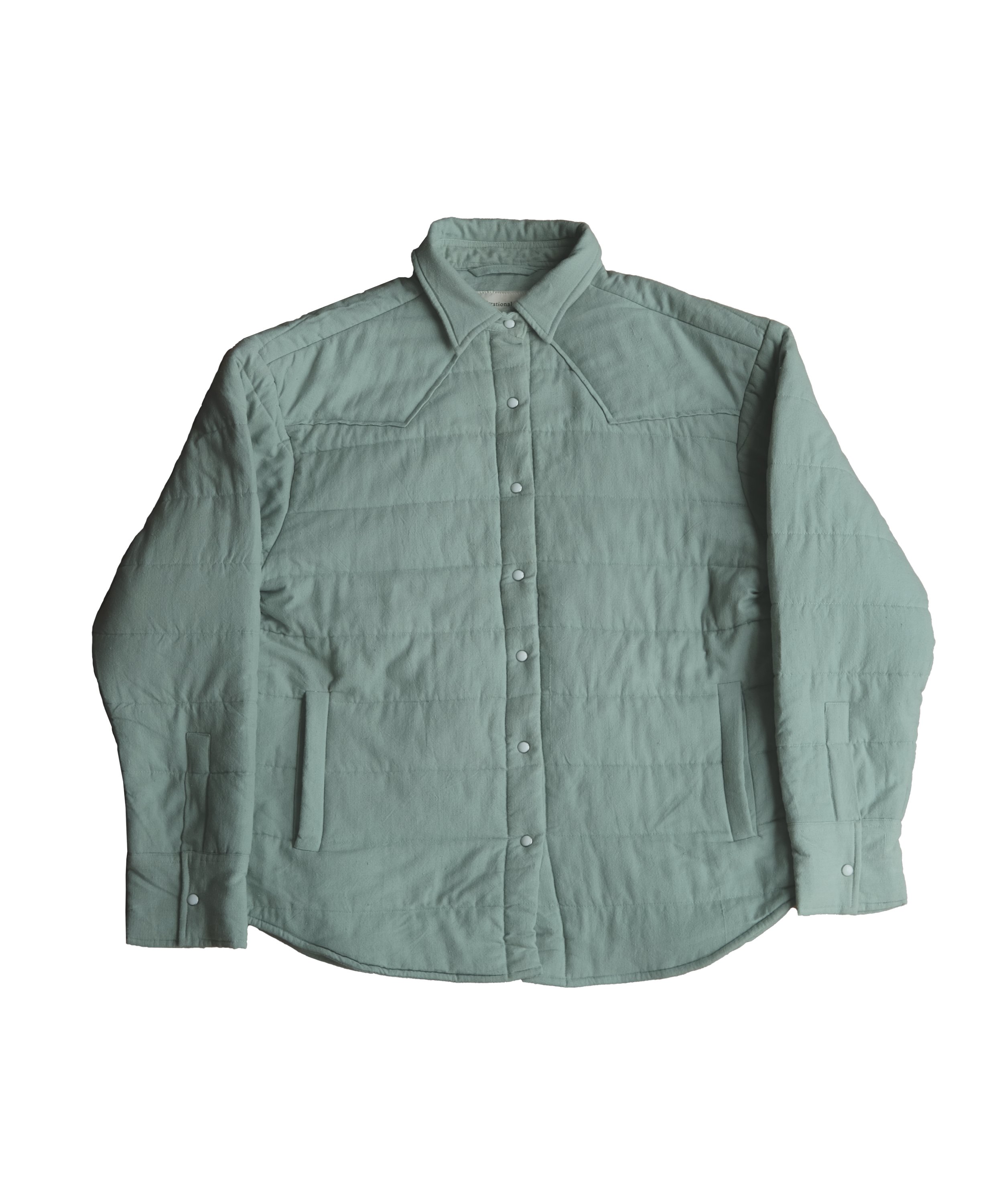 Western Jacket | Sage | Padded Cotton