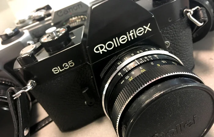 My Rolleiflex SL35 that I received as a christmas gift this year from my father. I have officially put more rolls though this baby than any other camera that I own.