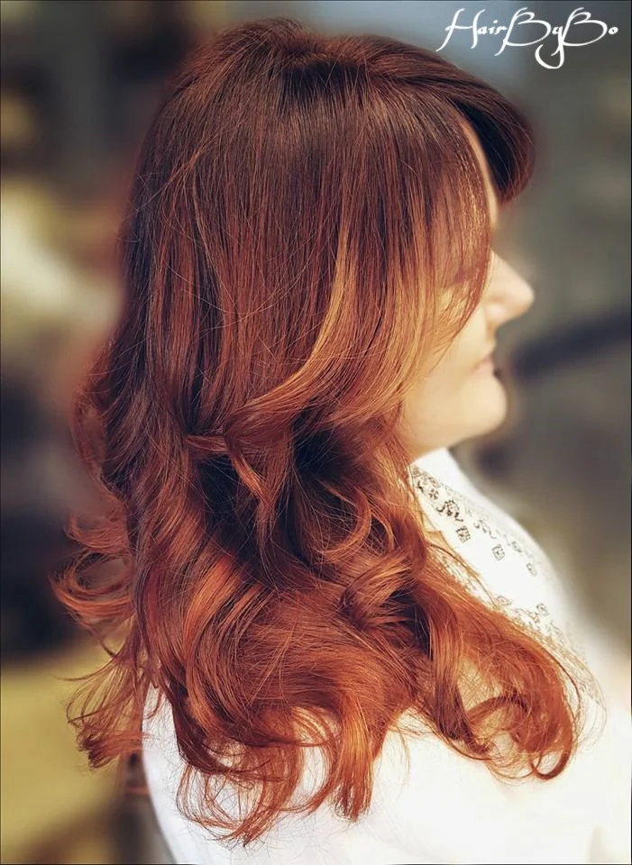 Bo's Hair Salon Red Balayage