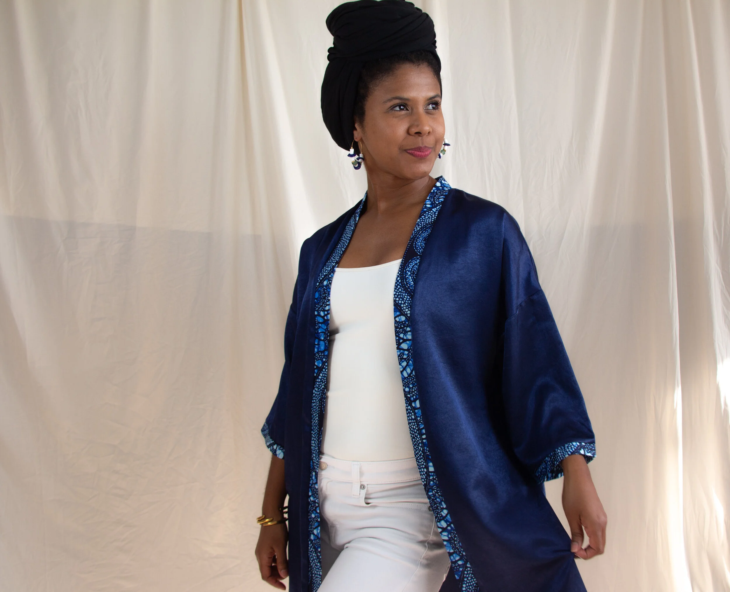 Duster Kimono - The Deep Ocean