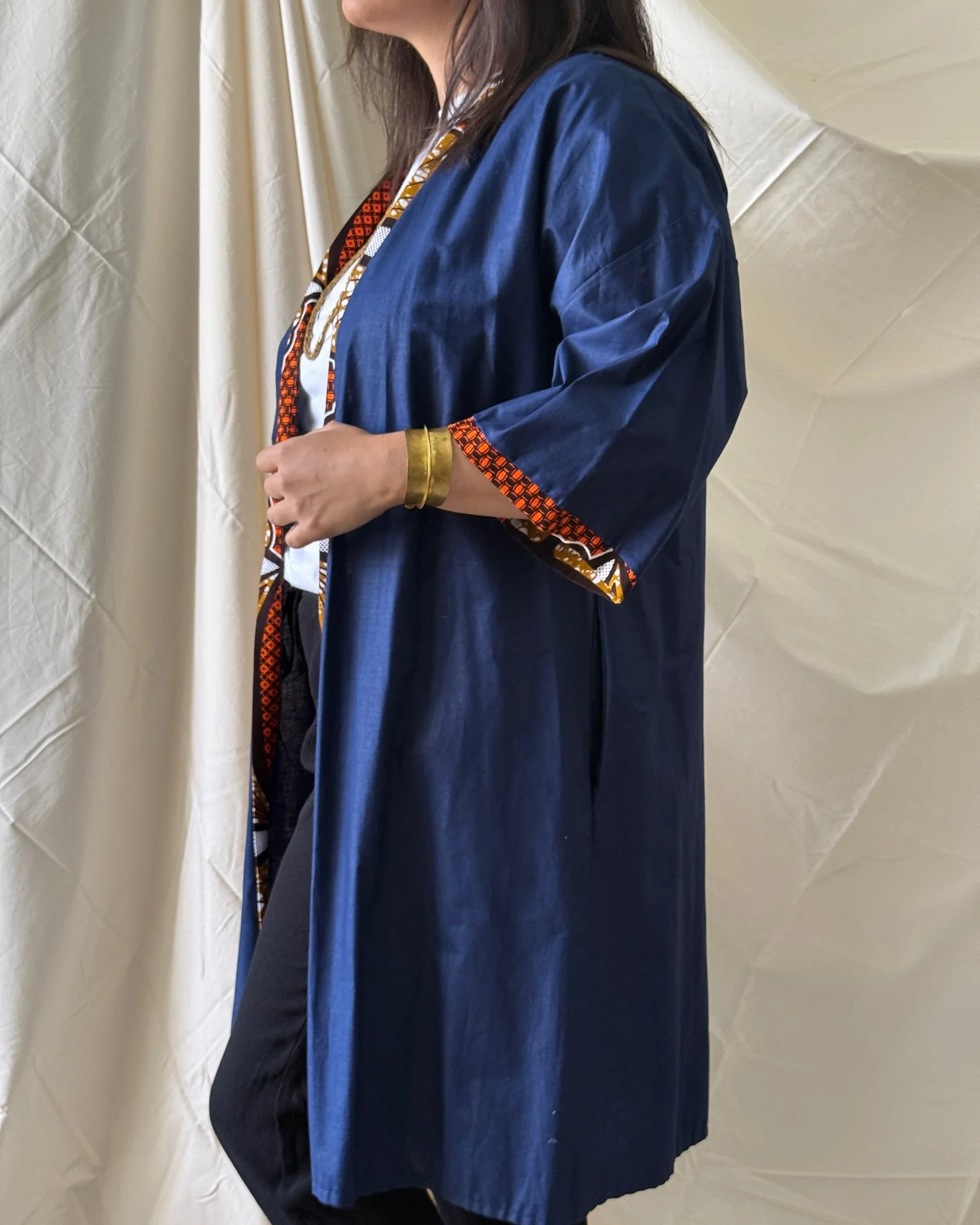 Bazin Duster Kimono